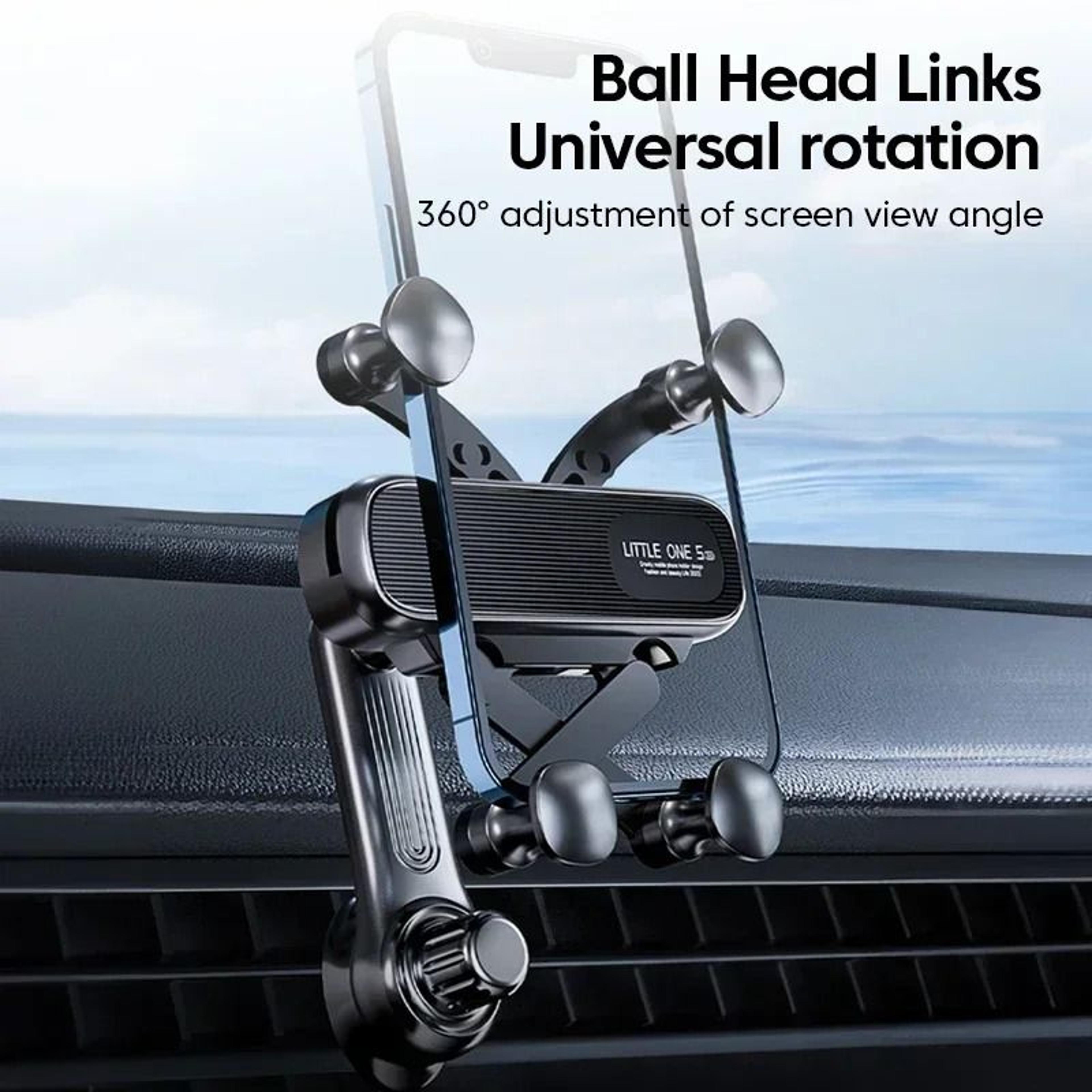 360 Rotation Gravity Car Phone Holder  Automatic Air Vent Mount 3