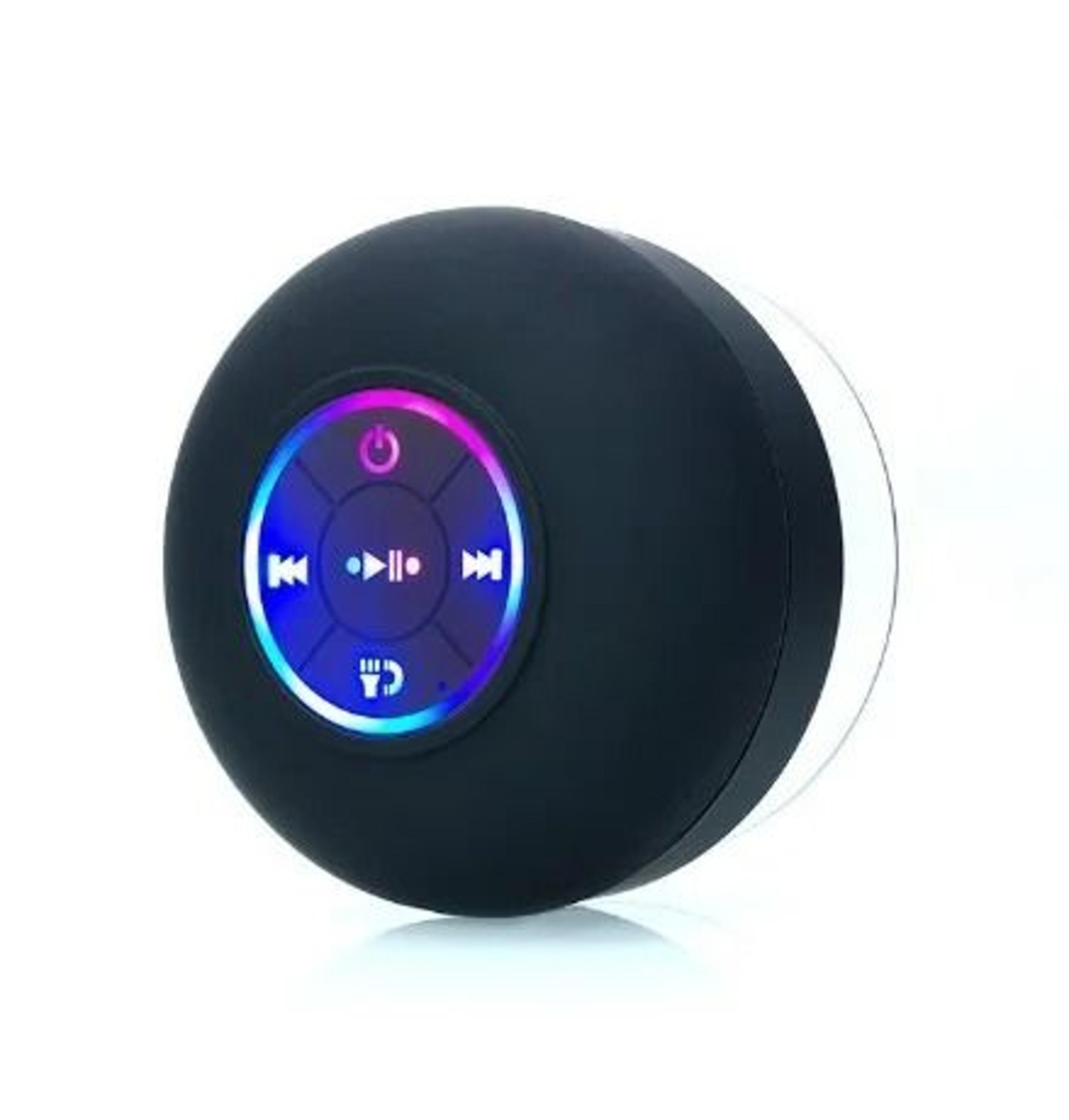 Waterproof Bluetooth Speaker  HighImpact Bathroom  Outdoor Suction Mount 7