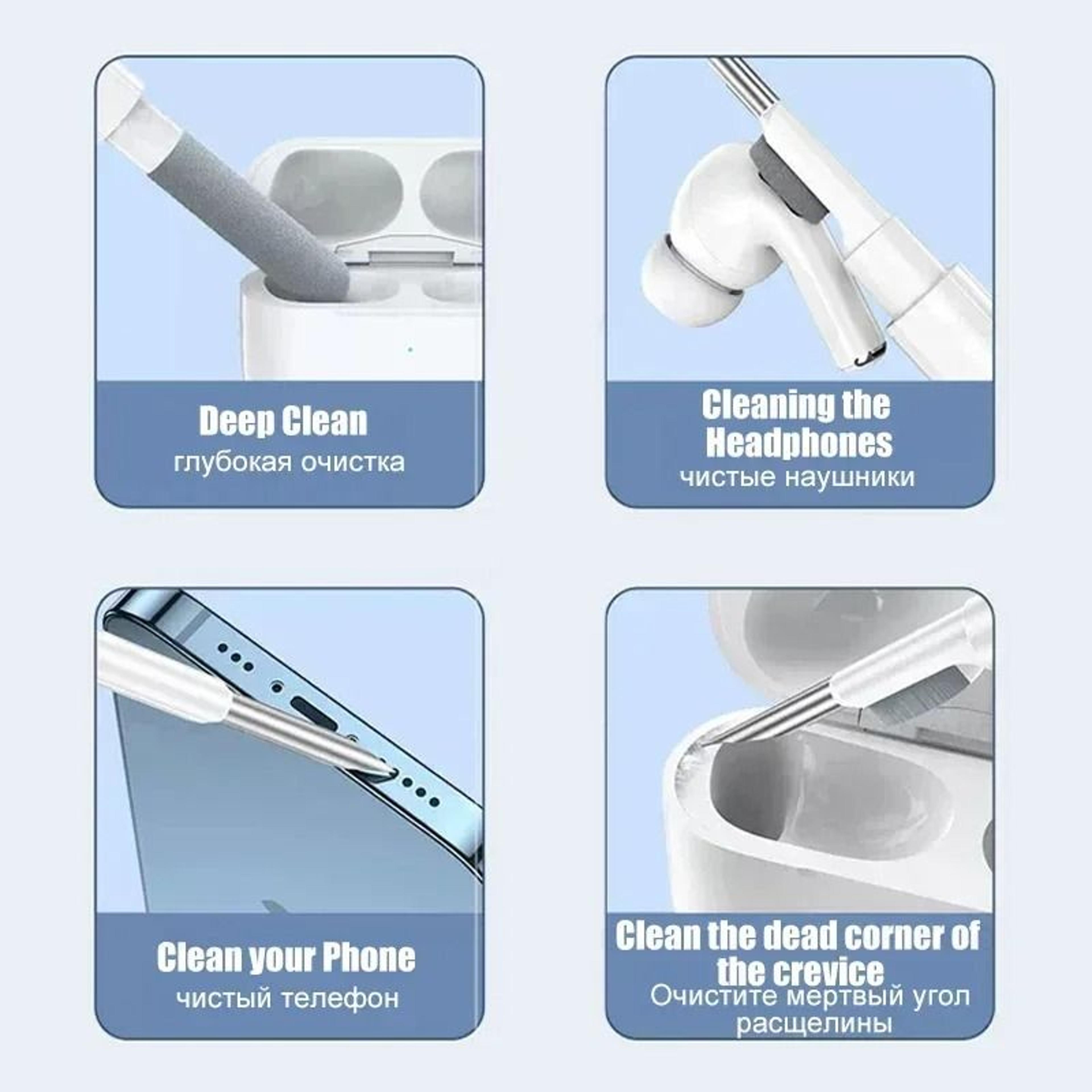 Bluetooth Earphones Cleaning Pen  MultiFunction Precision Kit For Wireless Earbuds 1