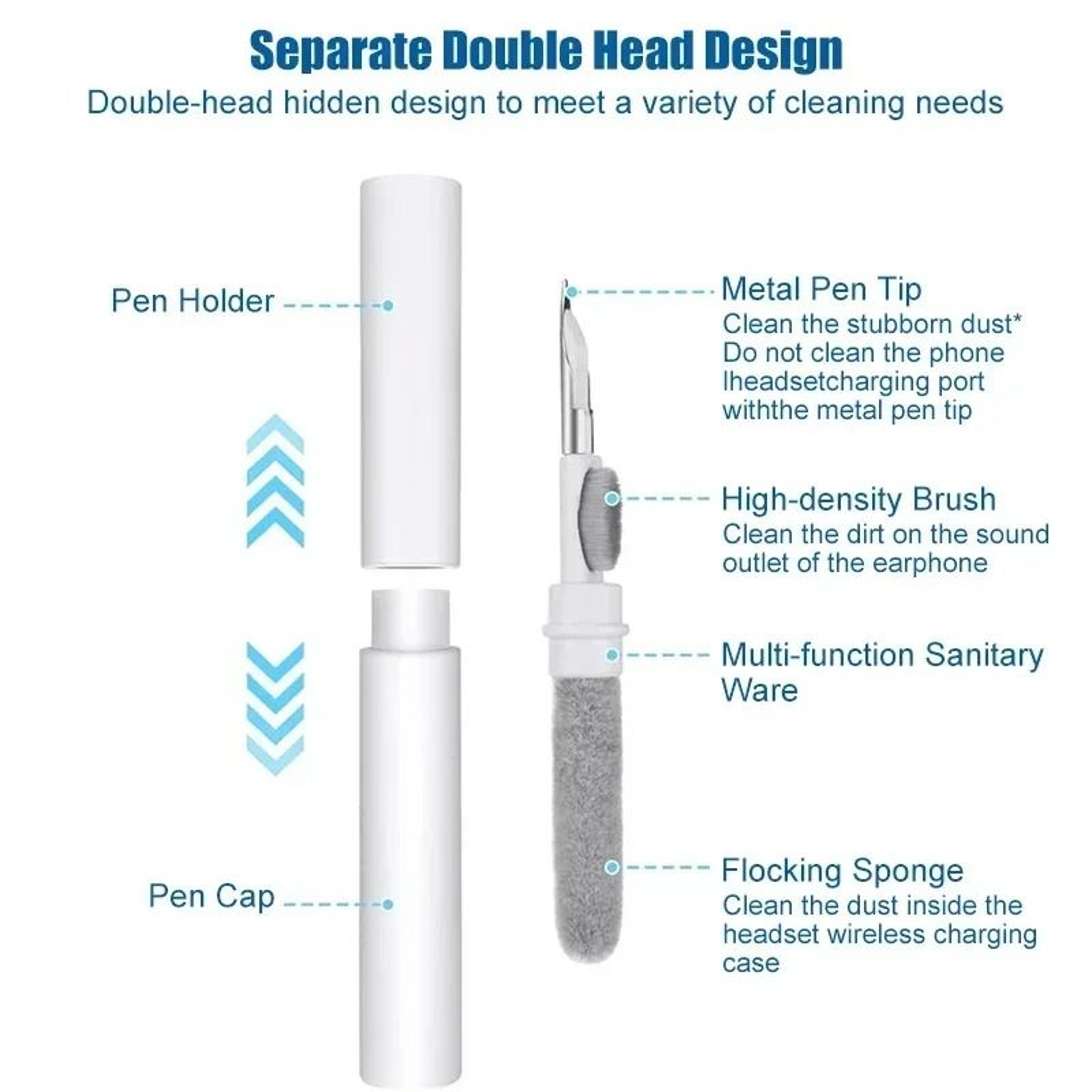 Bluetooth Earphones Cleaning Pen  MultiFunction Precision Kit For Wireless Earbuds 3