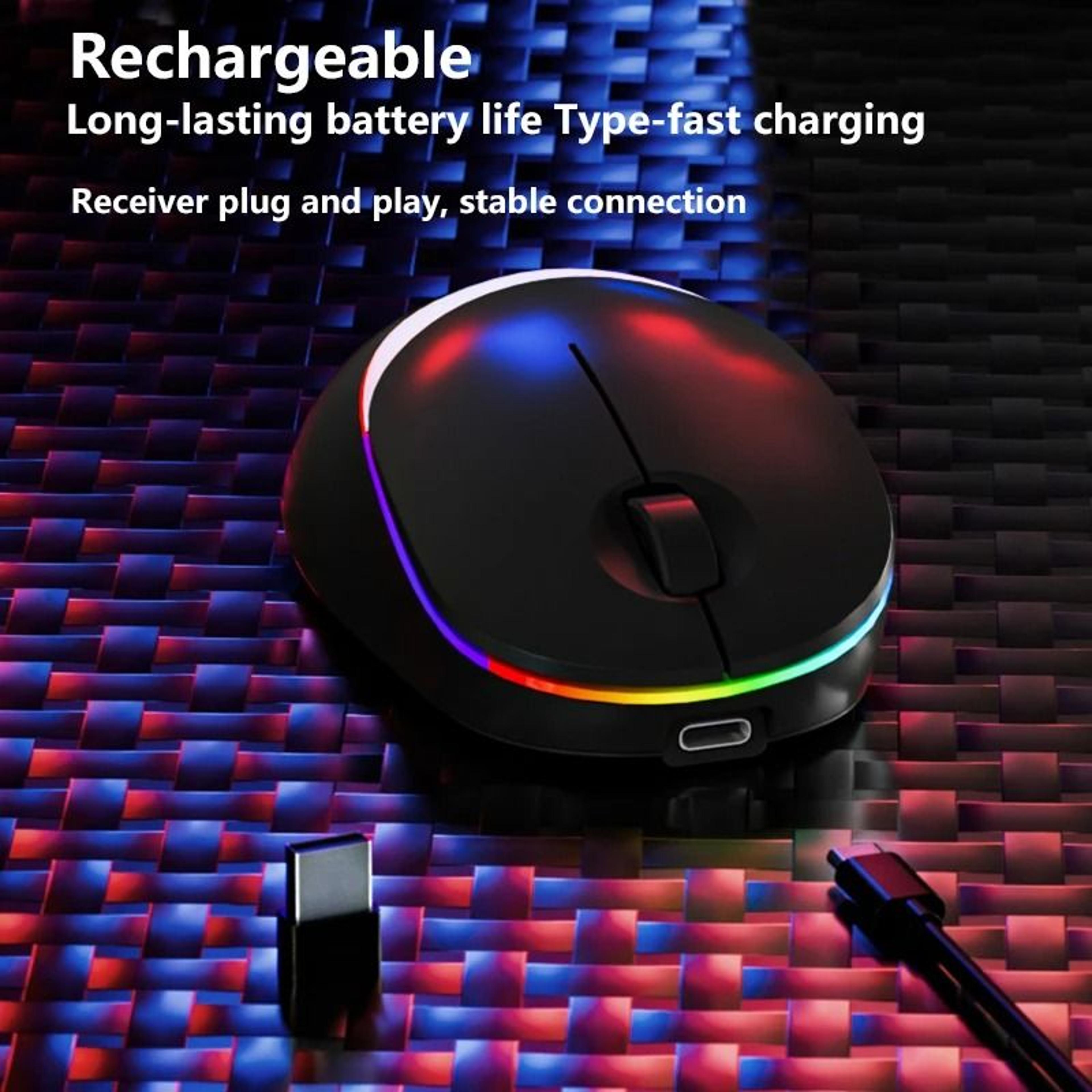 TripleChannel LightEmitting Wireless Mouse 2