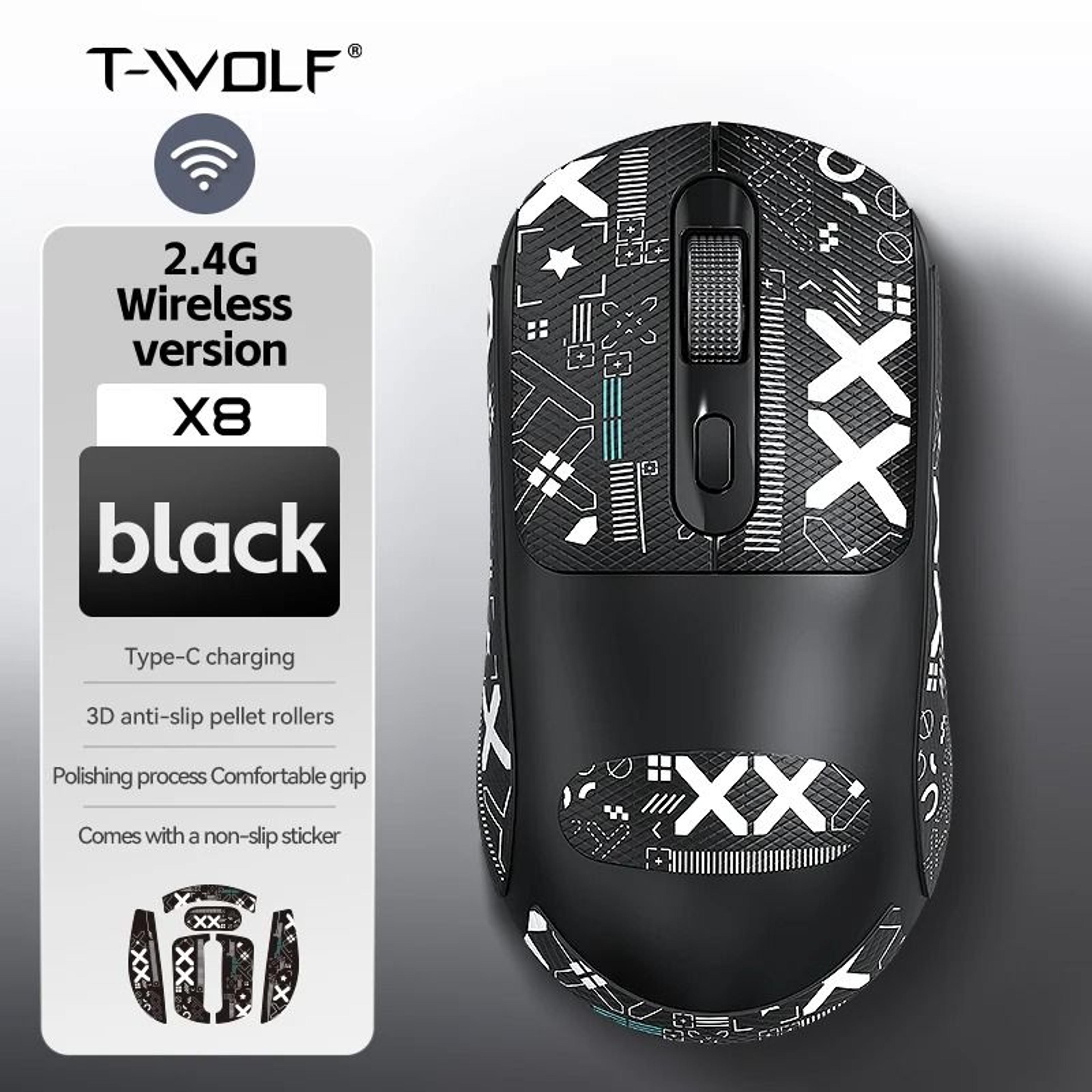 Ergonomic RGB Silent Wireless Office Mouse 1