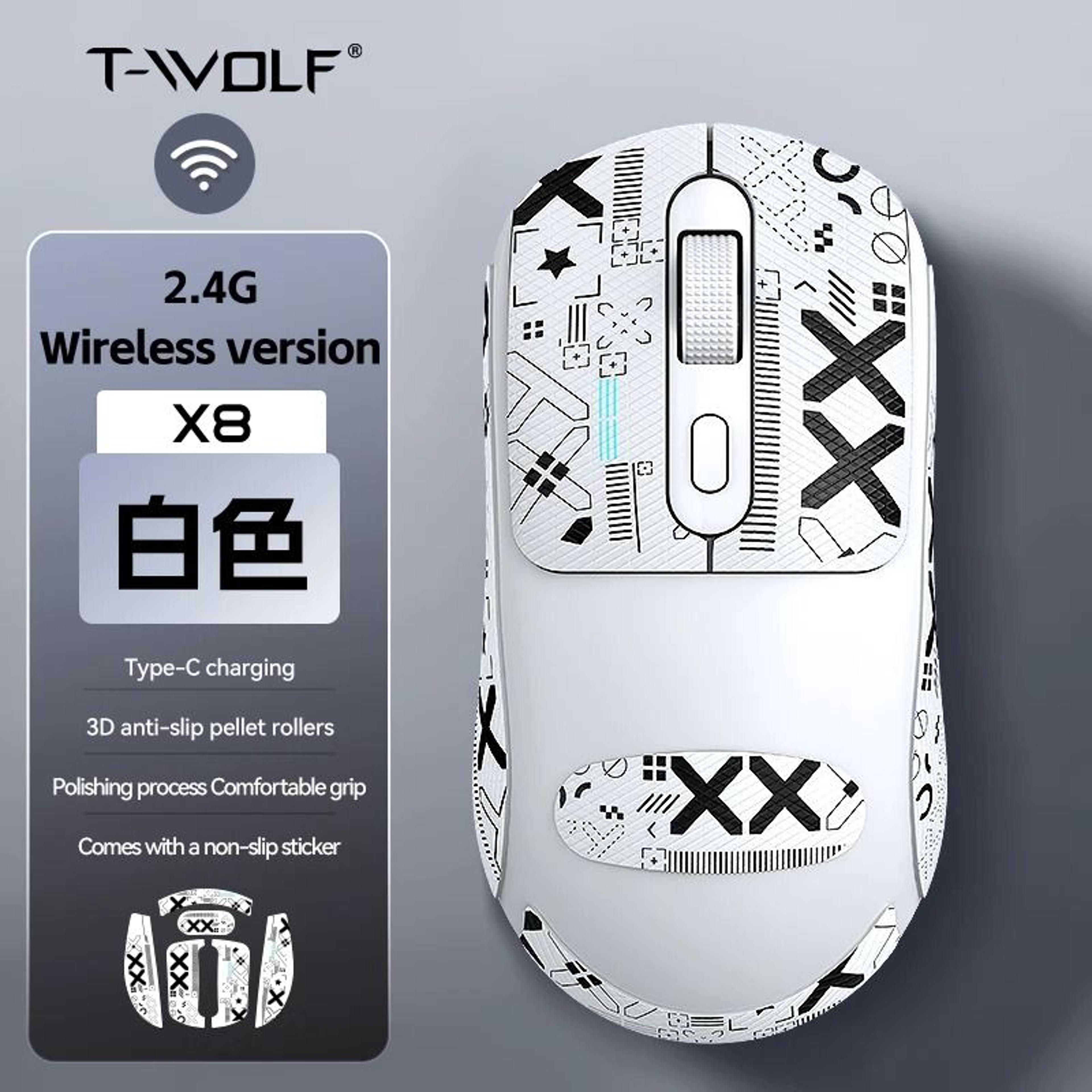 Ergonomic RGB Silent Wireless Office Mouse 6