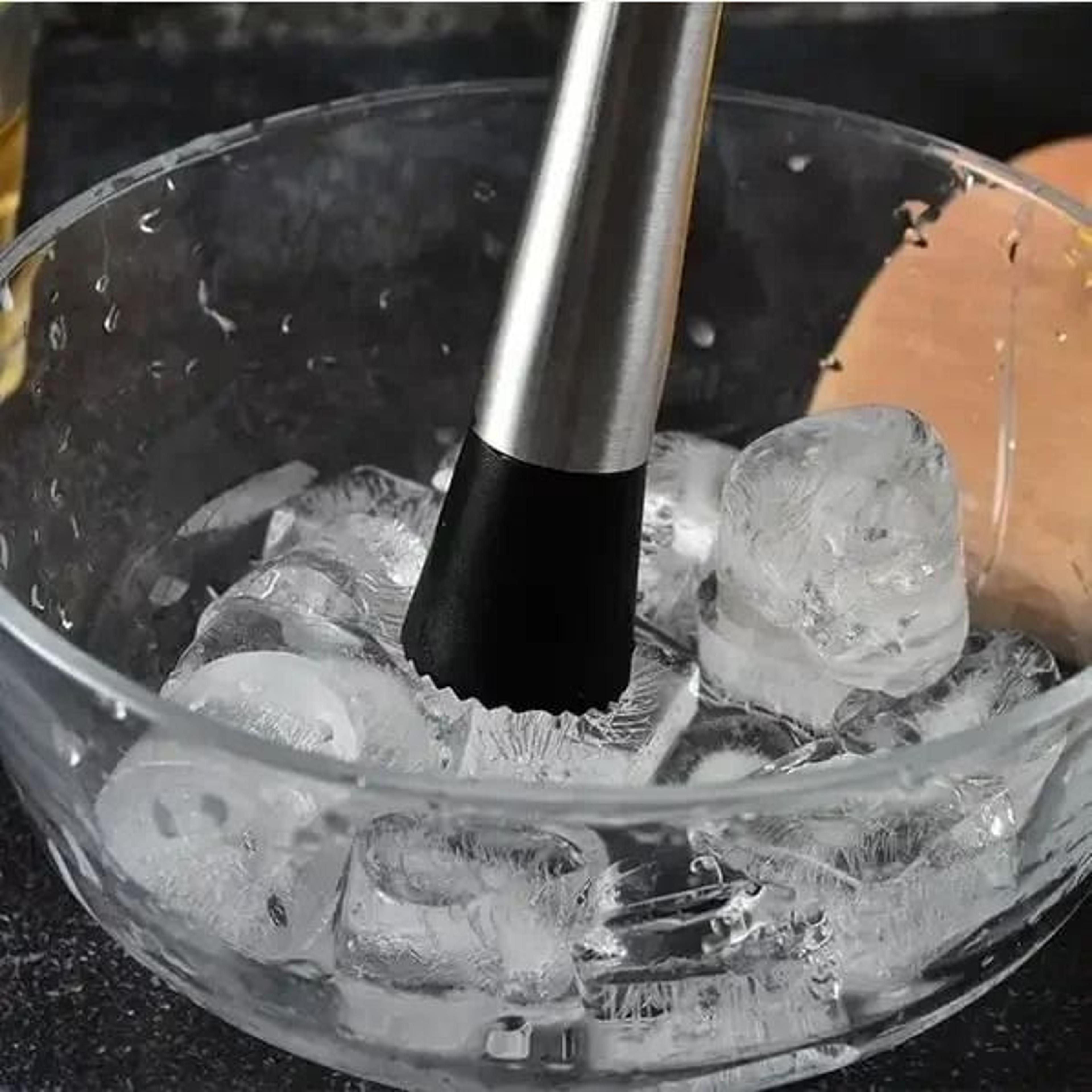 Stainless Steel Cocktail Muddler  Ice Crusher 2