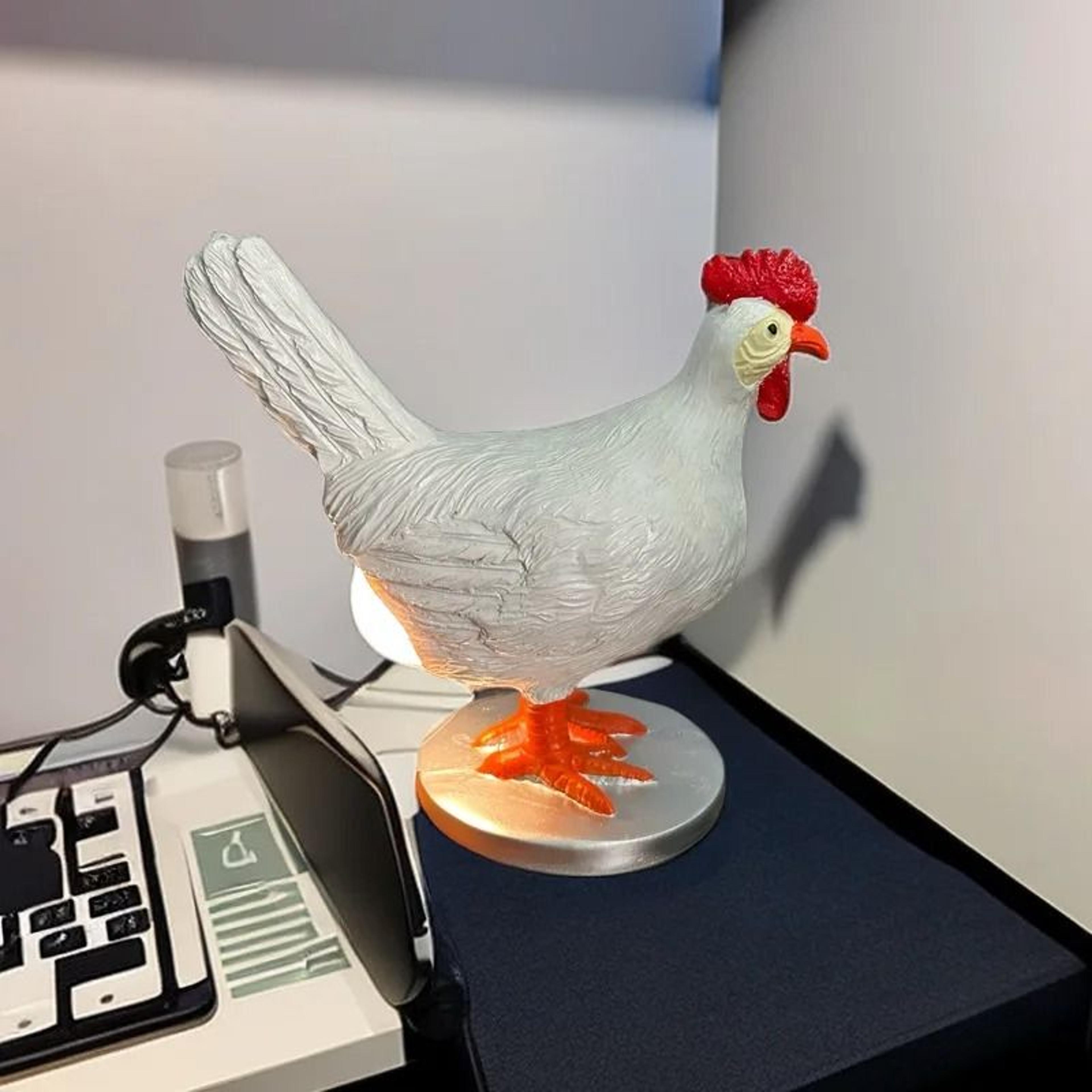 Simulated Animal Chicken Night Light  Decorative Ornament 5