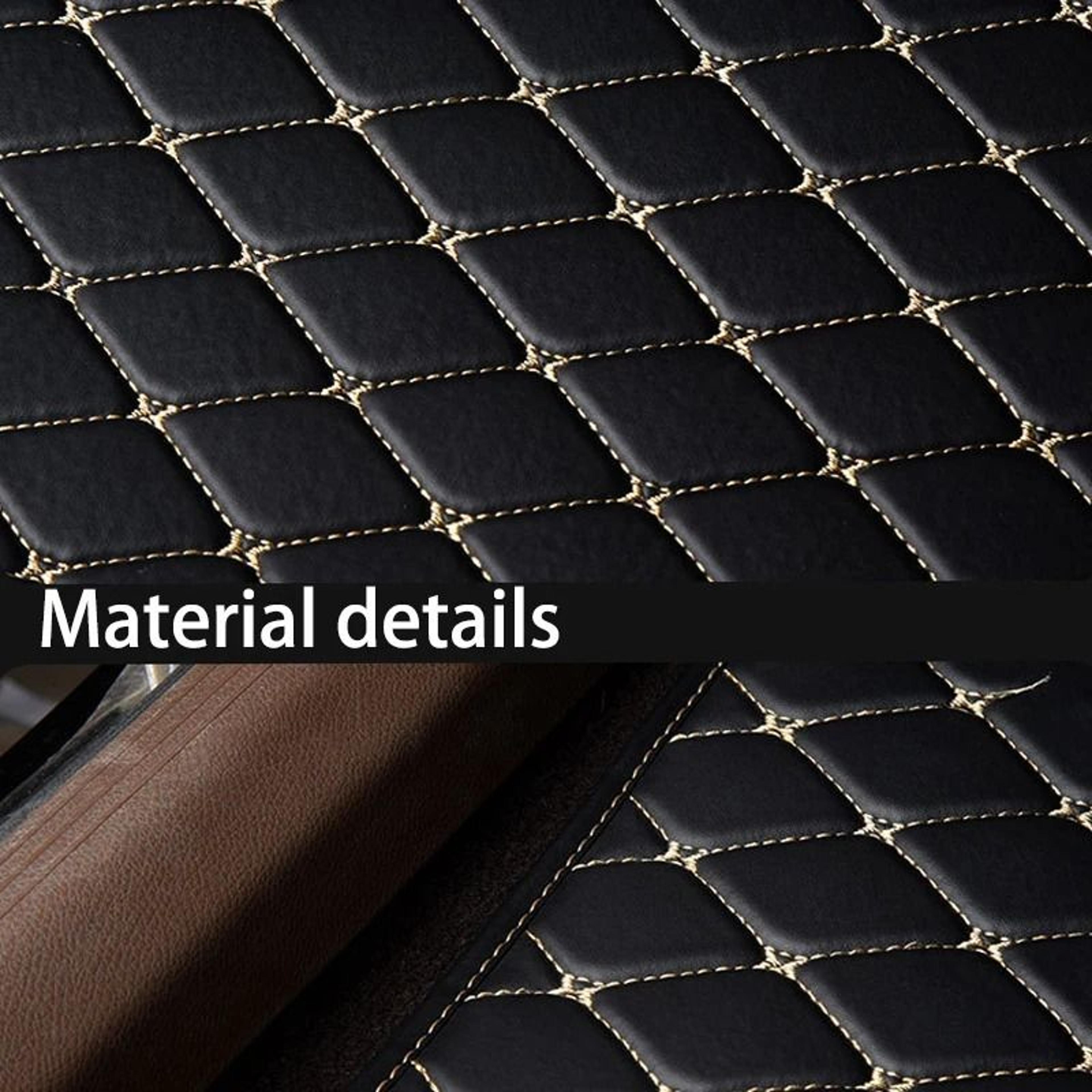 Elite Interior Defense Universal PU Leather Car Floor Mats  5Piece Complete Foot Pad Set 3