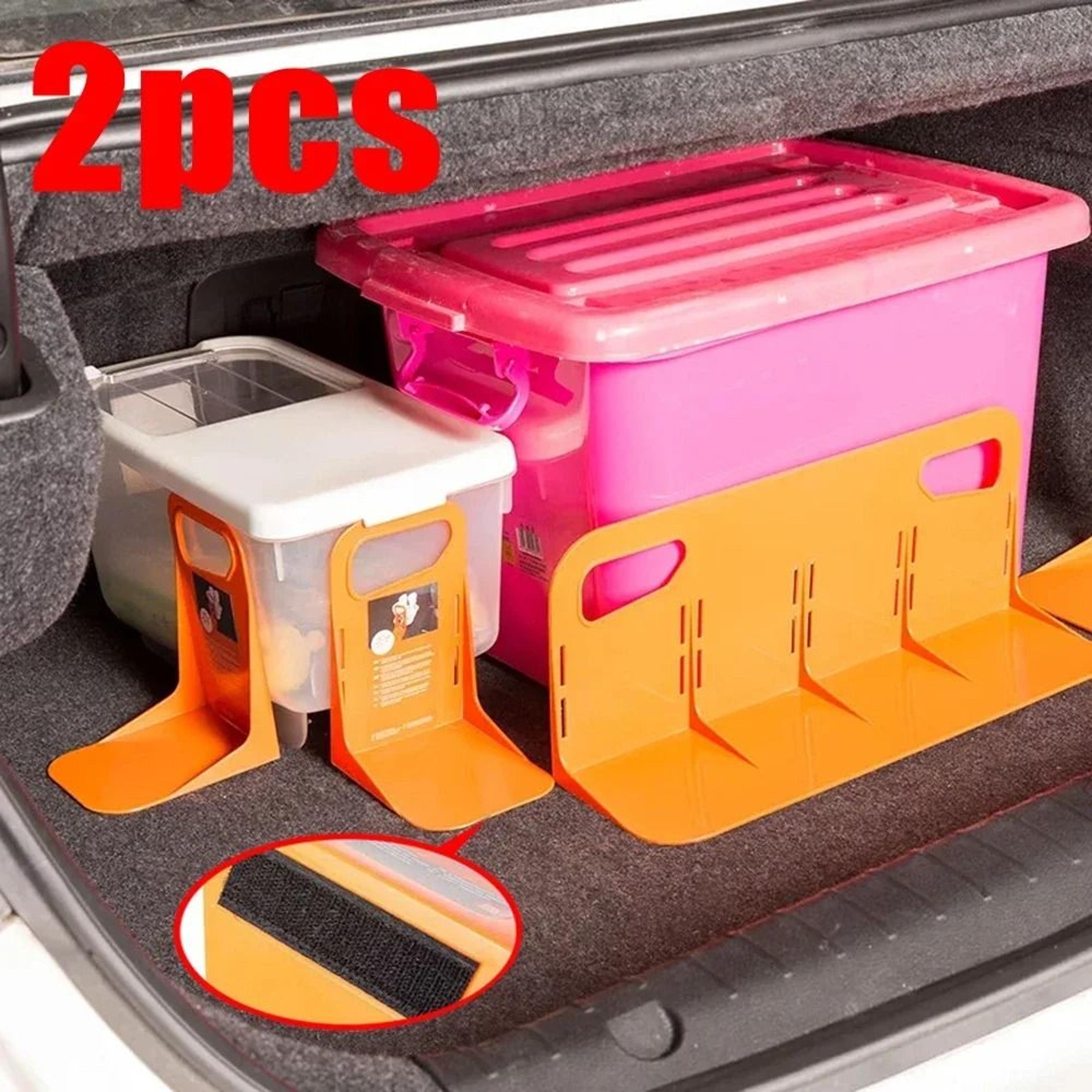 Universal Car Trunk Organizer Set  ShockAbsorbing AntiSlip Cargo Barrier 2
