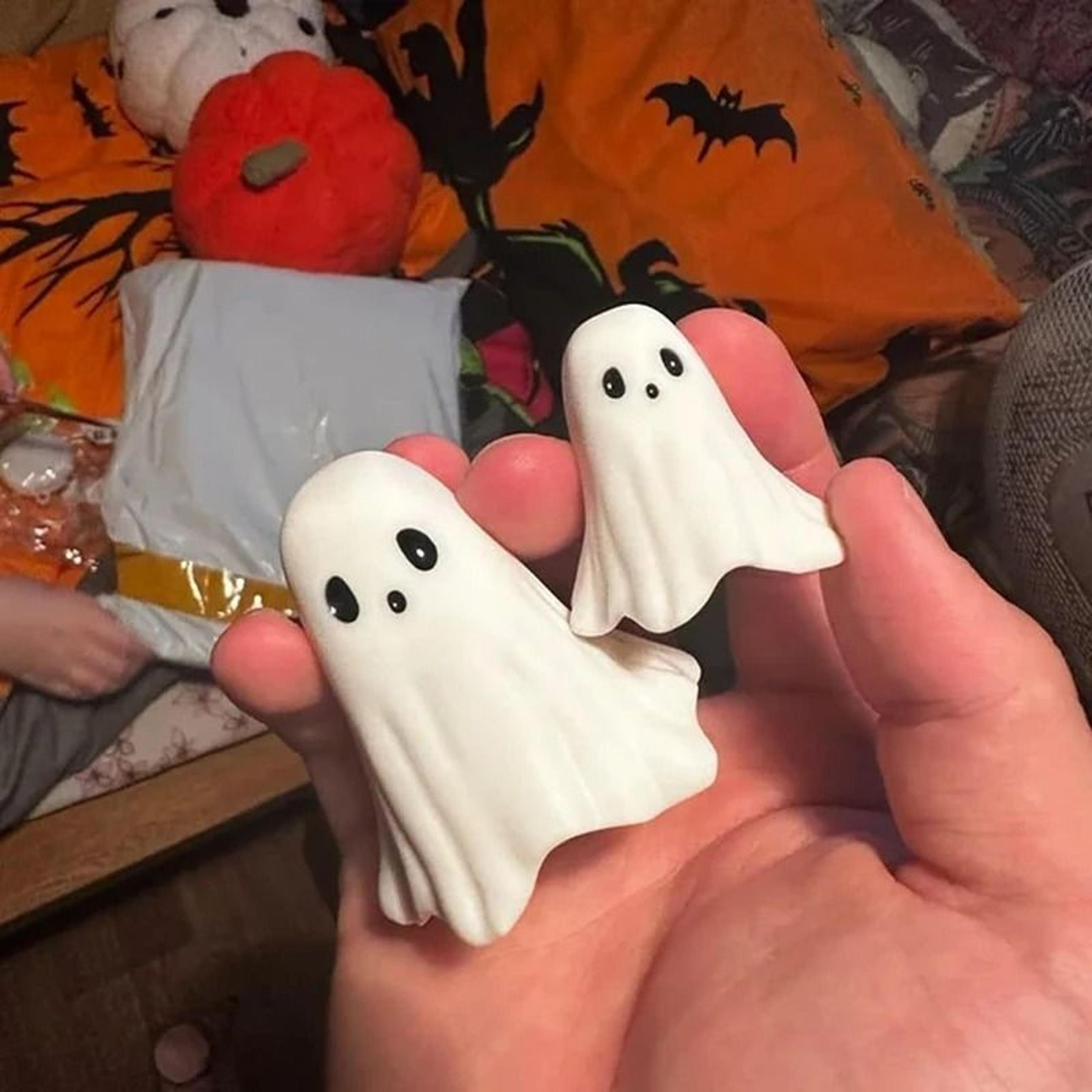 Rebel Spirit Ghost Figurine  Sassy Halloween Tabletop Decor 2