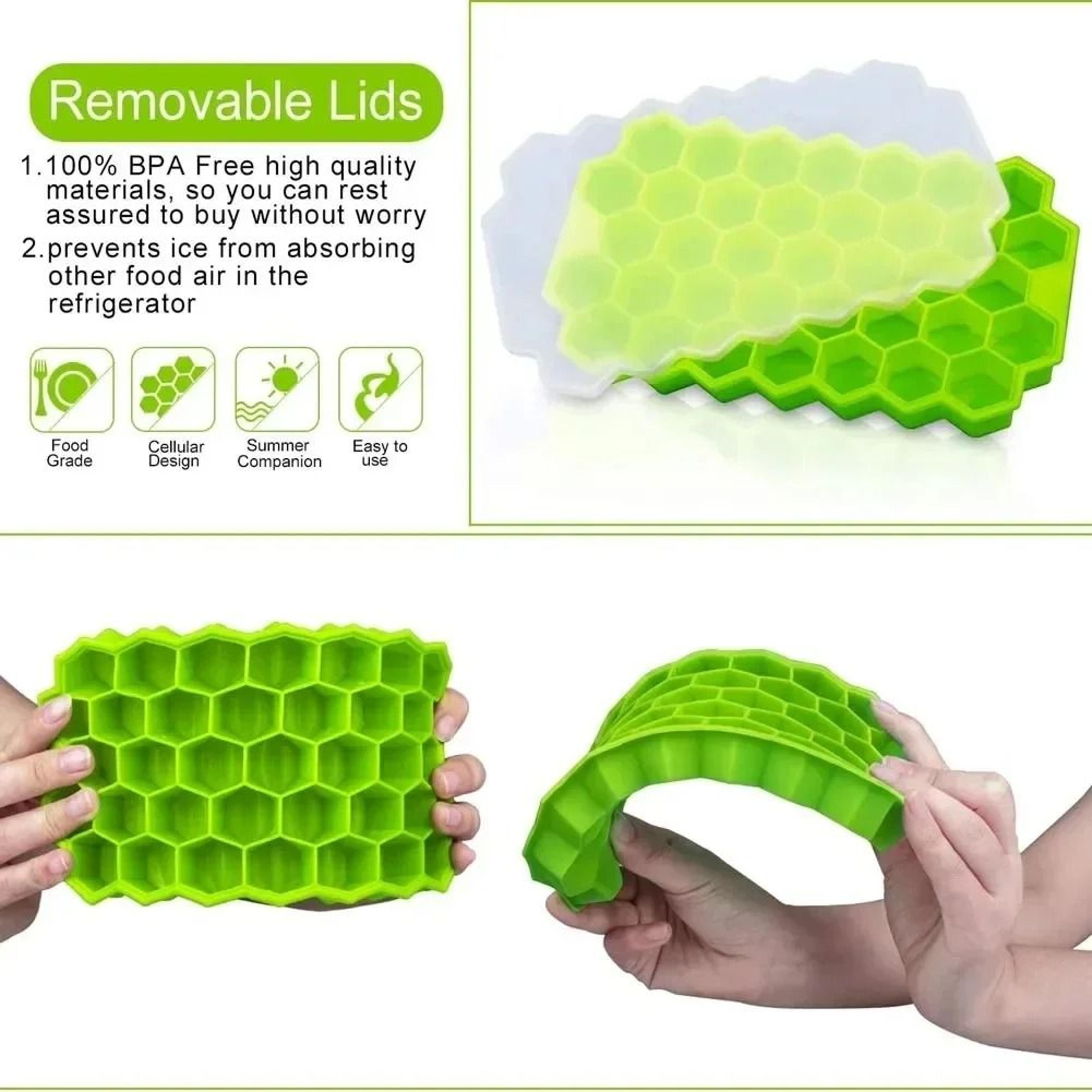 Multifunctional Silicone Ice Cube  Popsicle Mold  Reusable BPAFree DIY Maker 4
