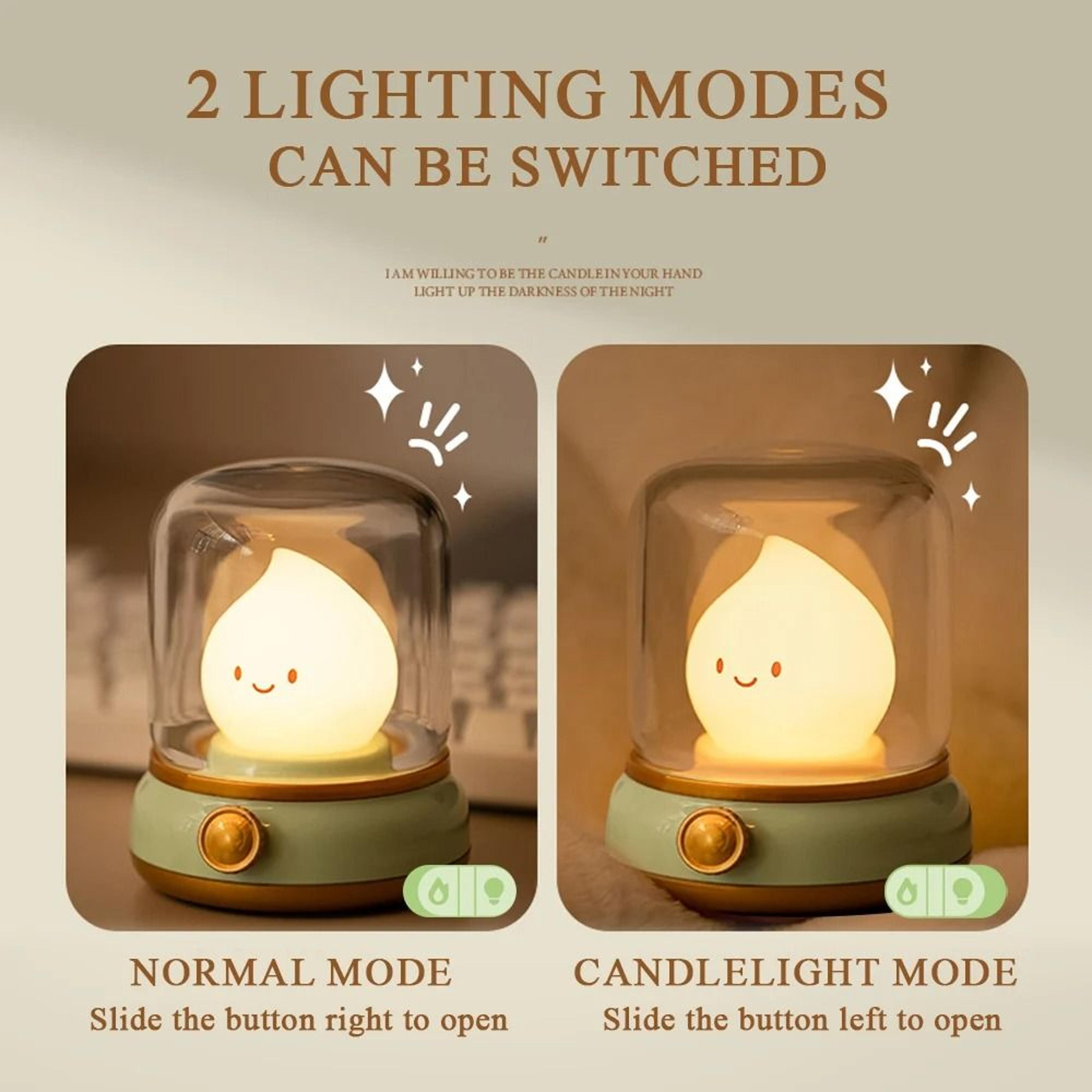 Rechargeable Retro Kerosene LED Night Light 5
