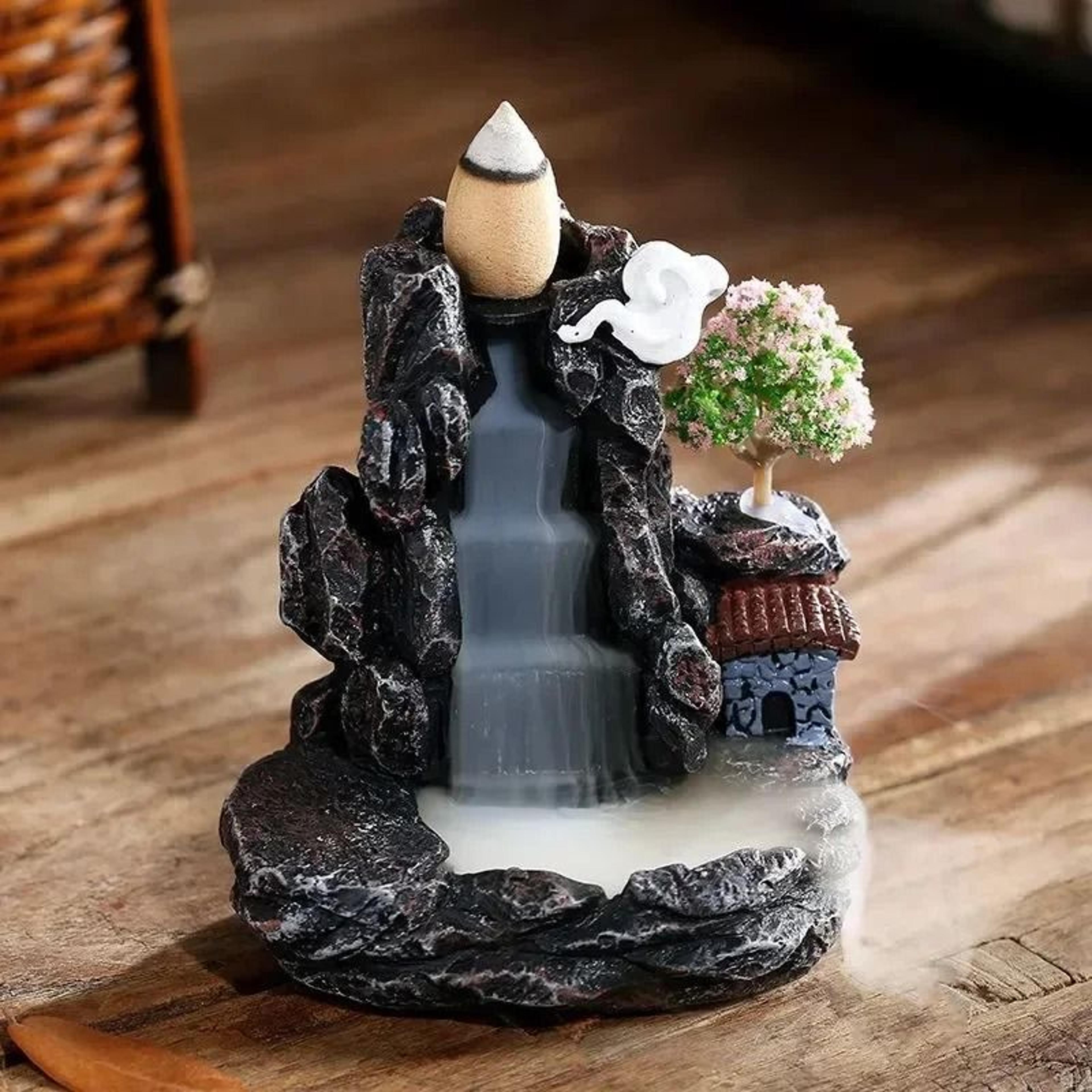 Zen Peak Cascade Backflow Incense Burner 8