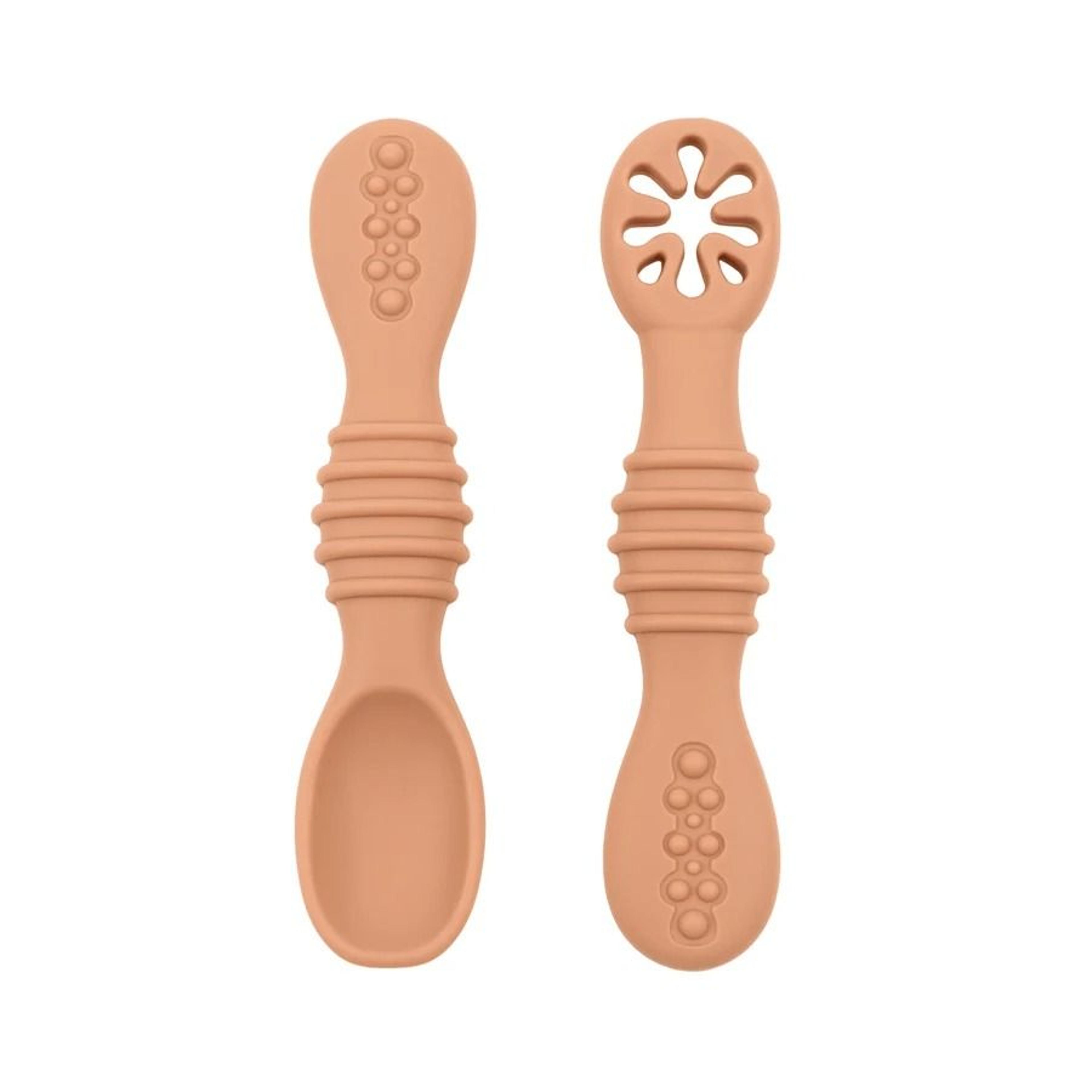 SoftTouch Silicone Baby Spoon  Fork Set 12