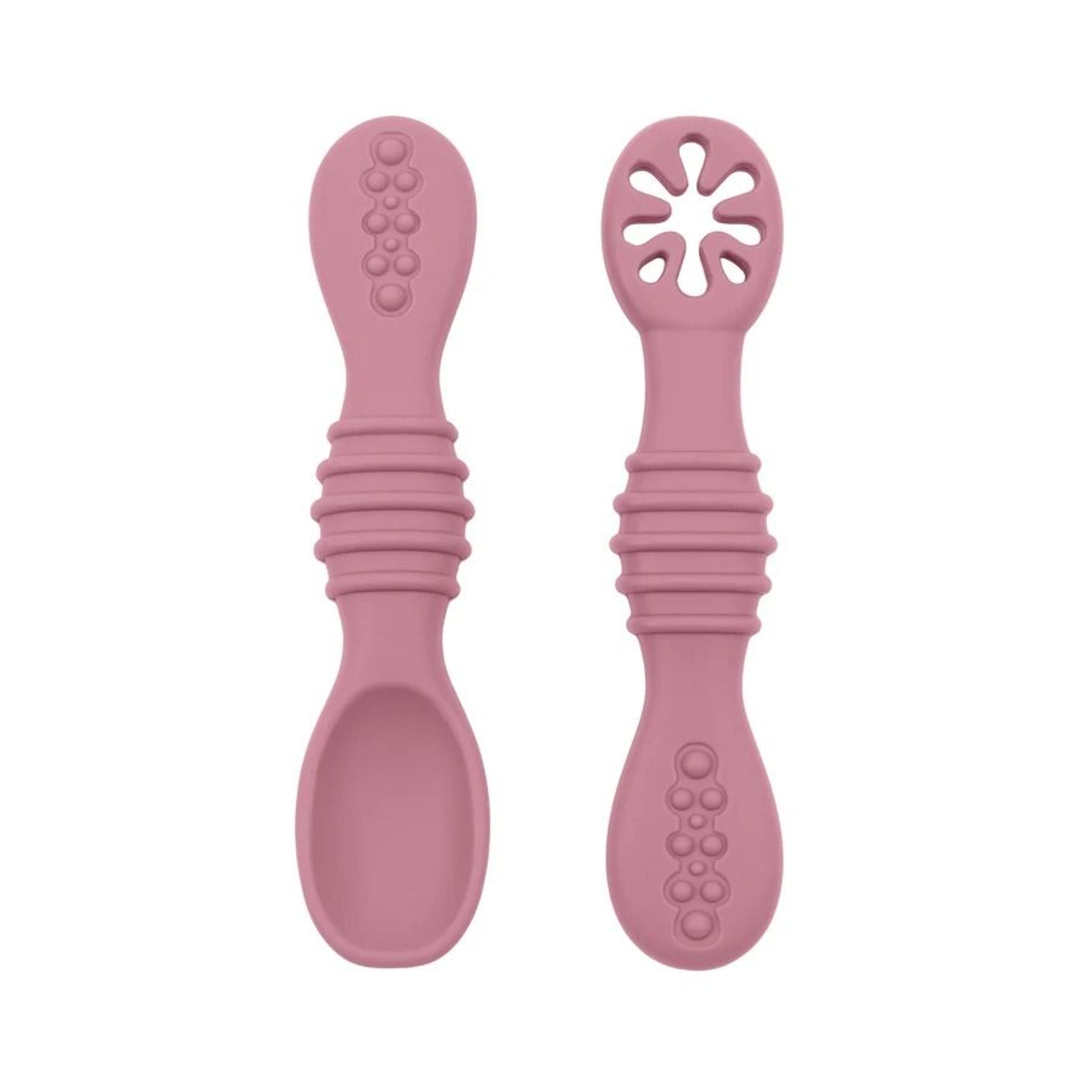 SoftTouch Silicone Baby Spoon  Fork Set 13