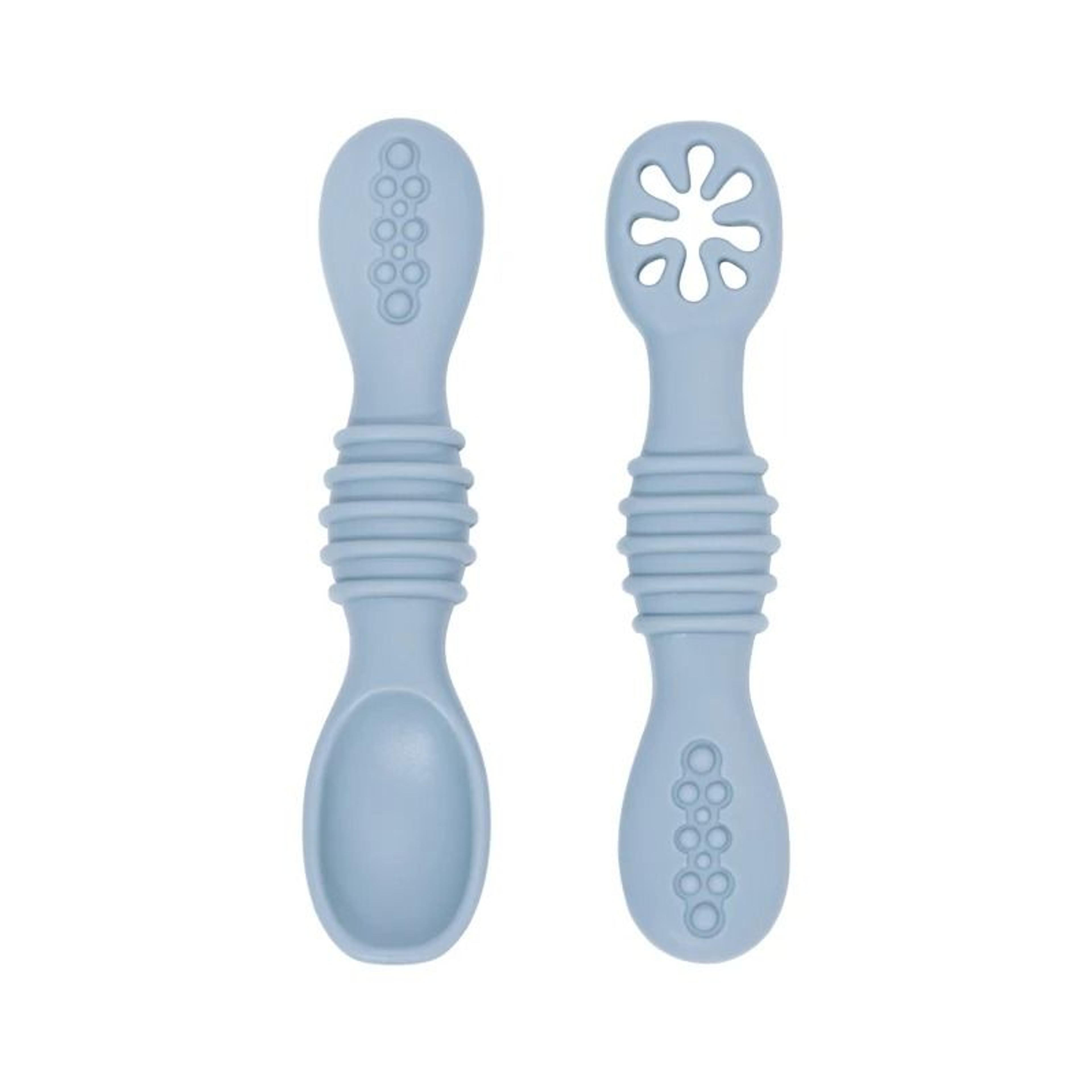SoftTouch Silicone Baby Spoon  Fork Set 8
