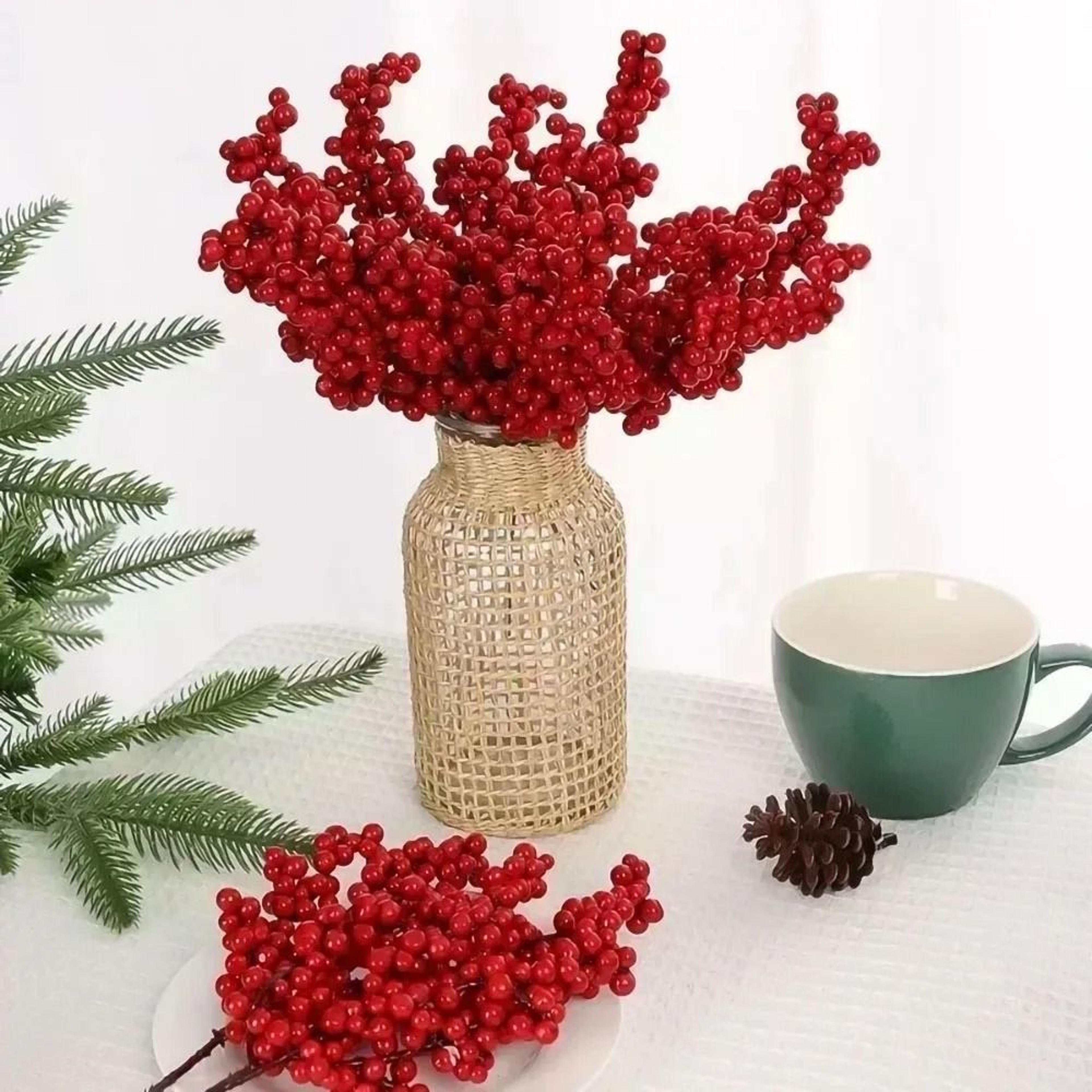 FestiveGlow Winter Red Berry Branches 1
