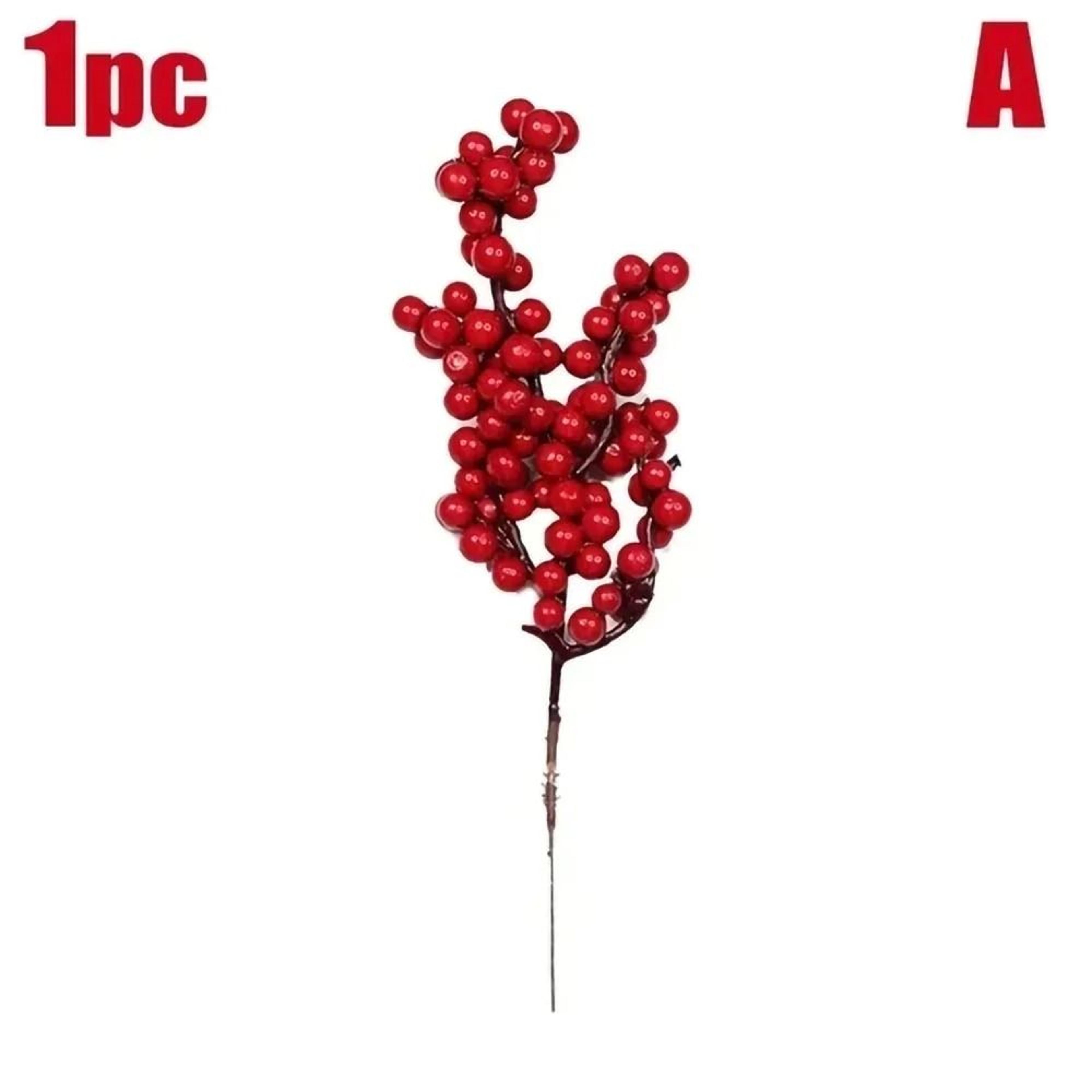 FestiveGlow Winter Red Berry Branches 6