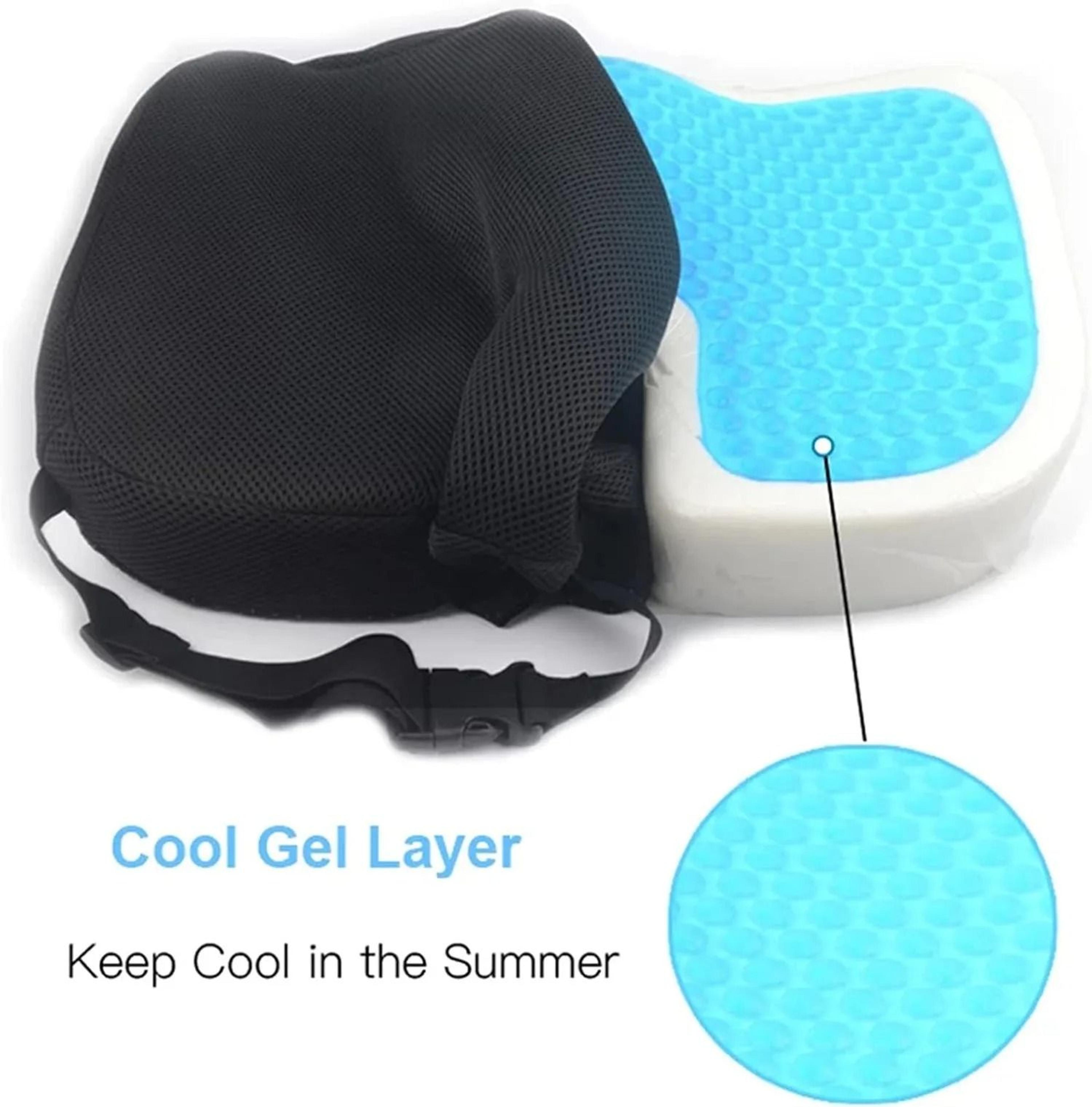 Orthopedic GelMemory Foam UShaped Seat Cushion 1