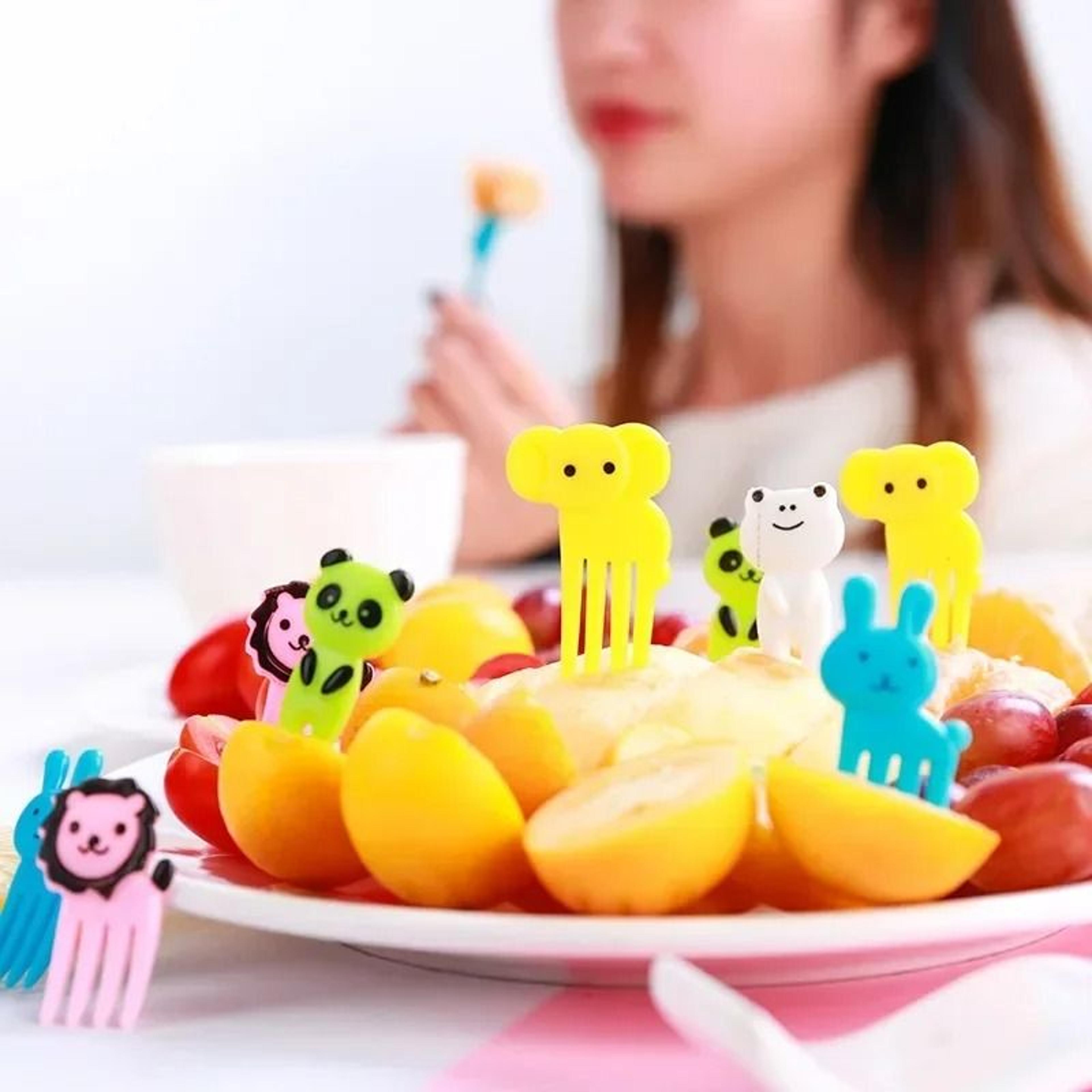 AnimalThemed Mini Food Picks And Kids Bento Box Accessories 4