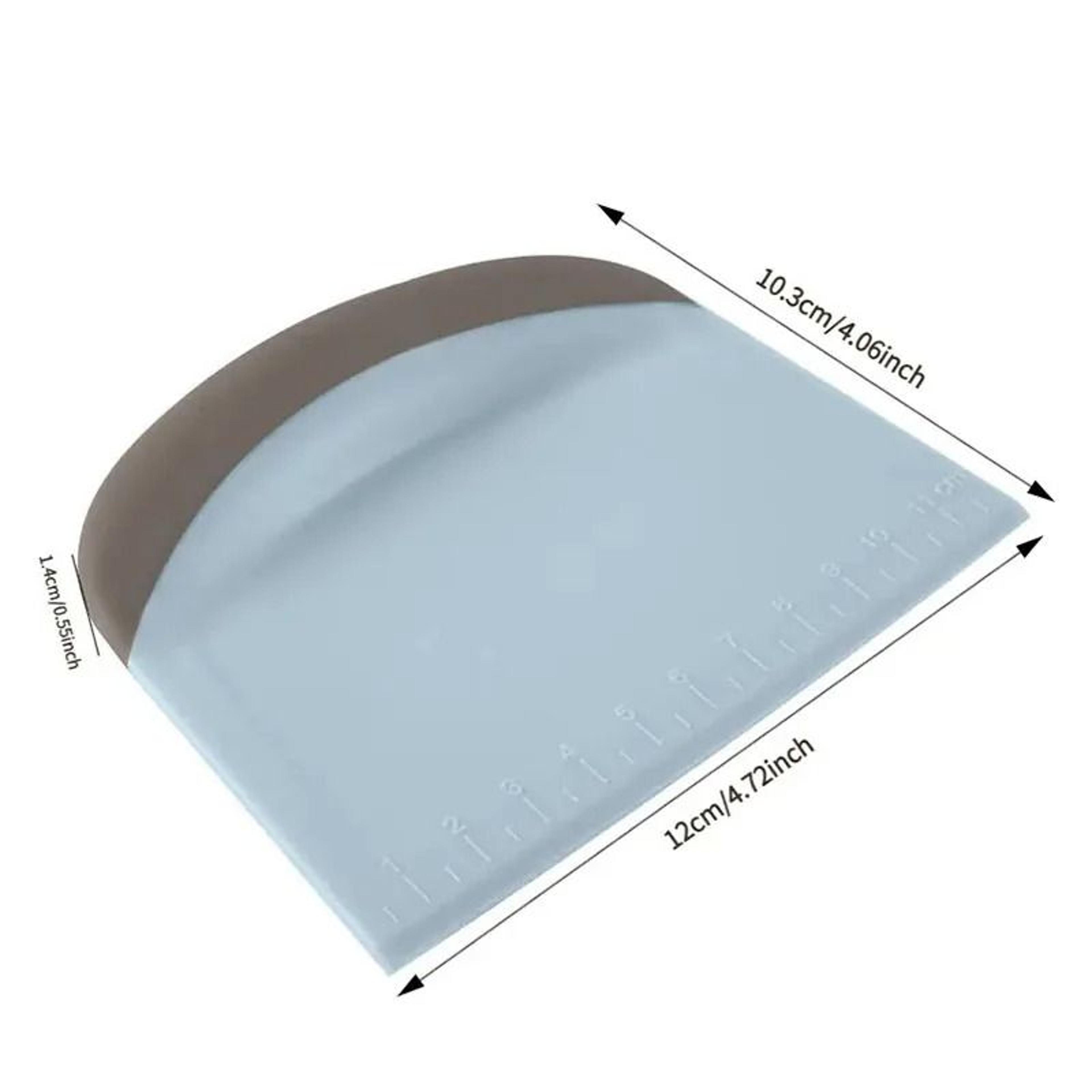 2Piece Multipurpose Dough Scraper And SoftHandle Bench Cutter 1