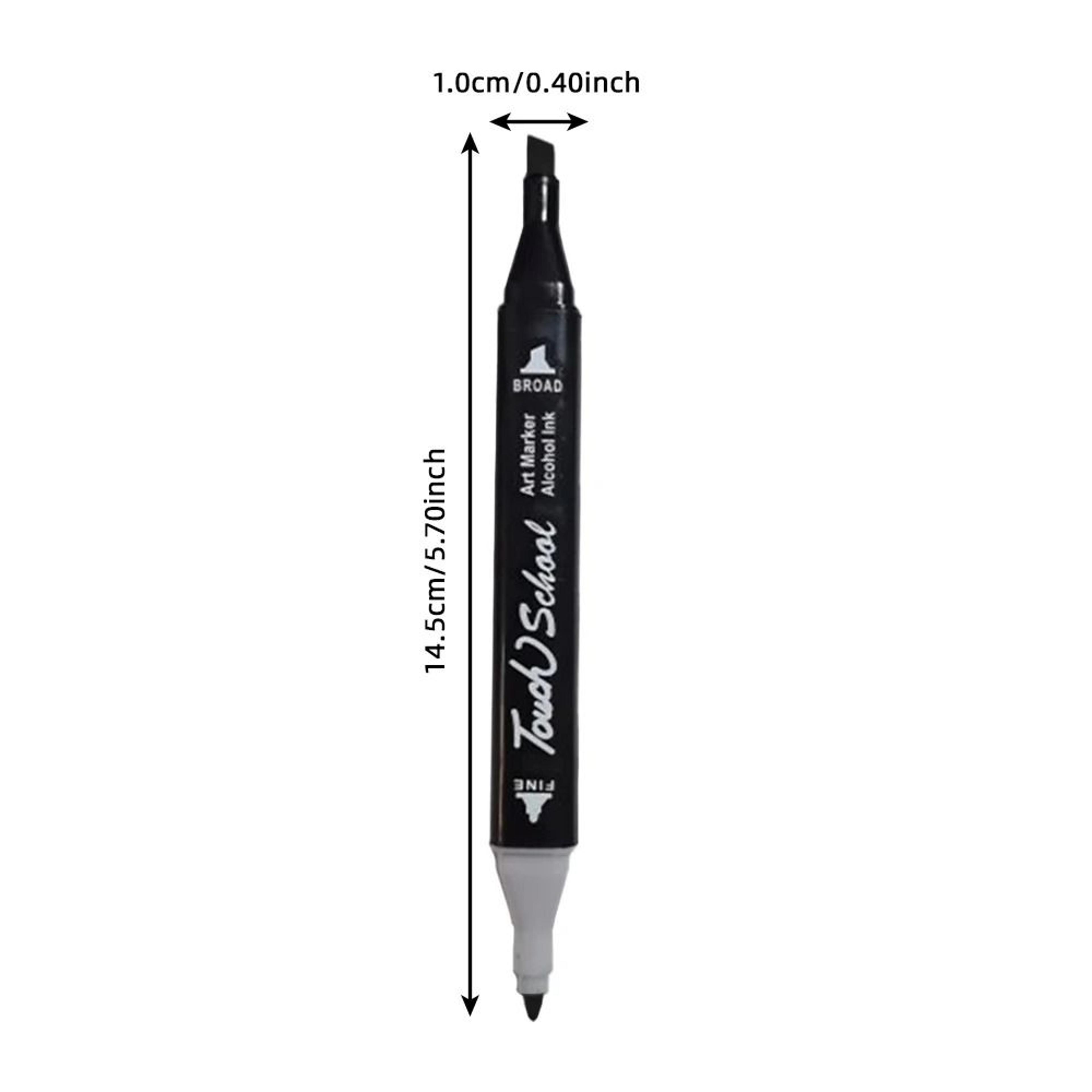 Dual Brush Tip Permanent Alcohol Markers  Professional Art Set For Drawing  Sketching 5