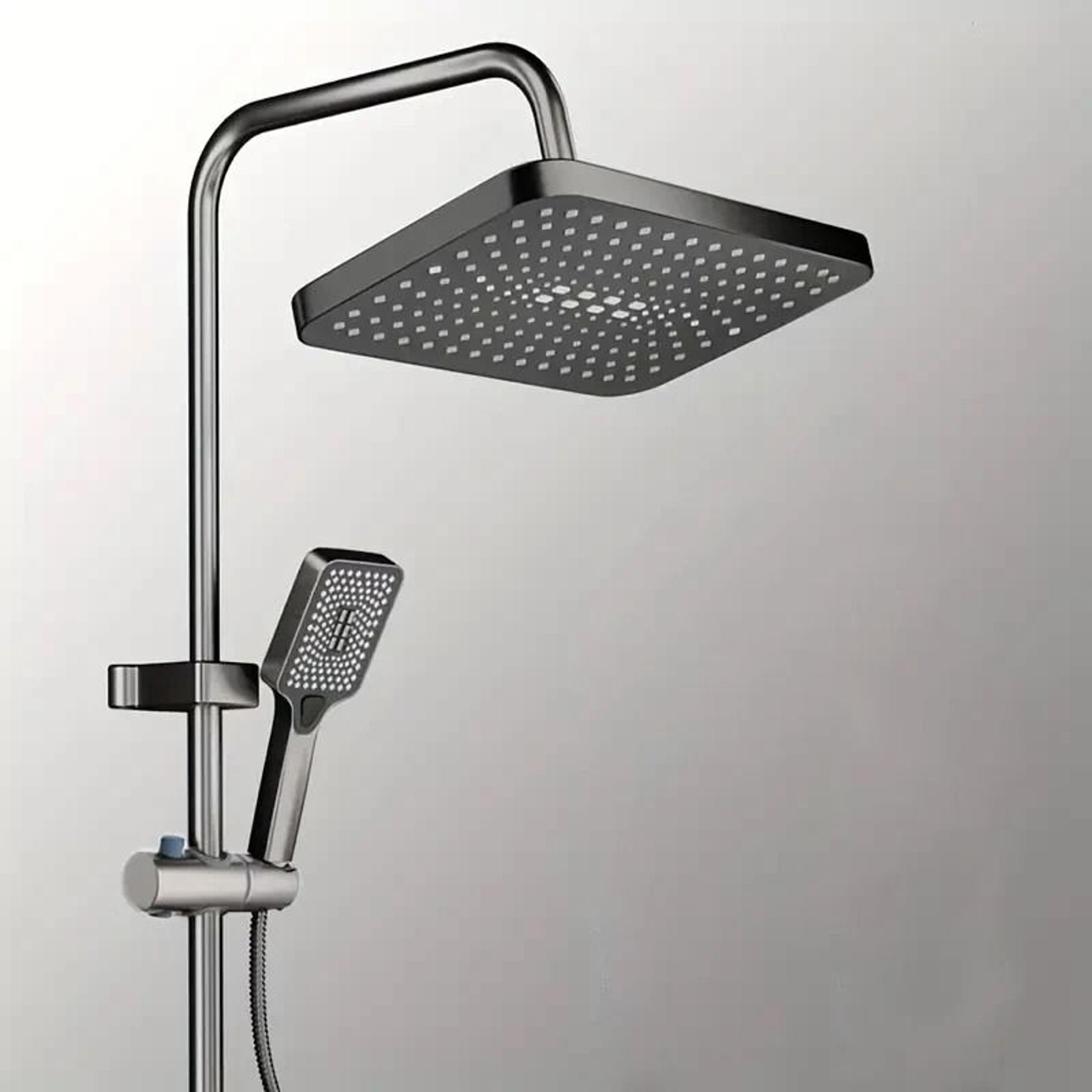high-performance rain shower combo – 12-inch ultra-large overhead & 3-mode handheld set