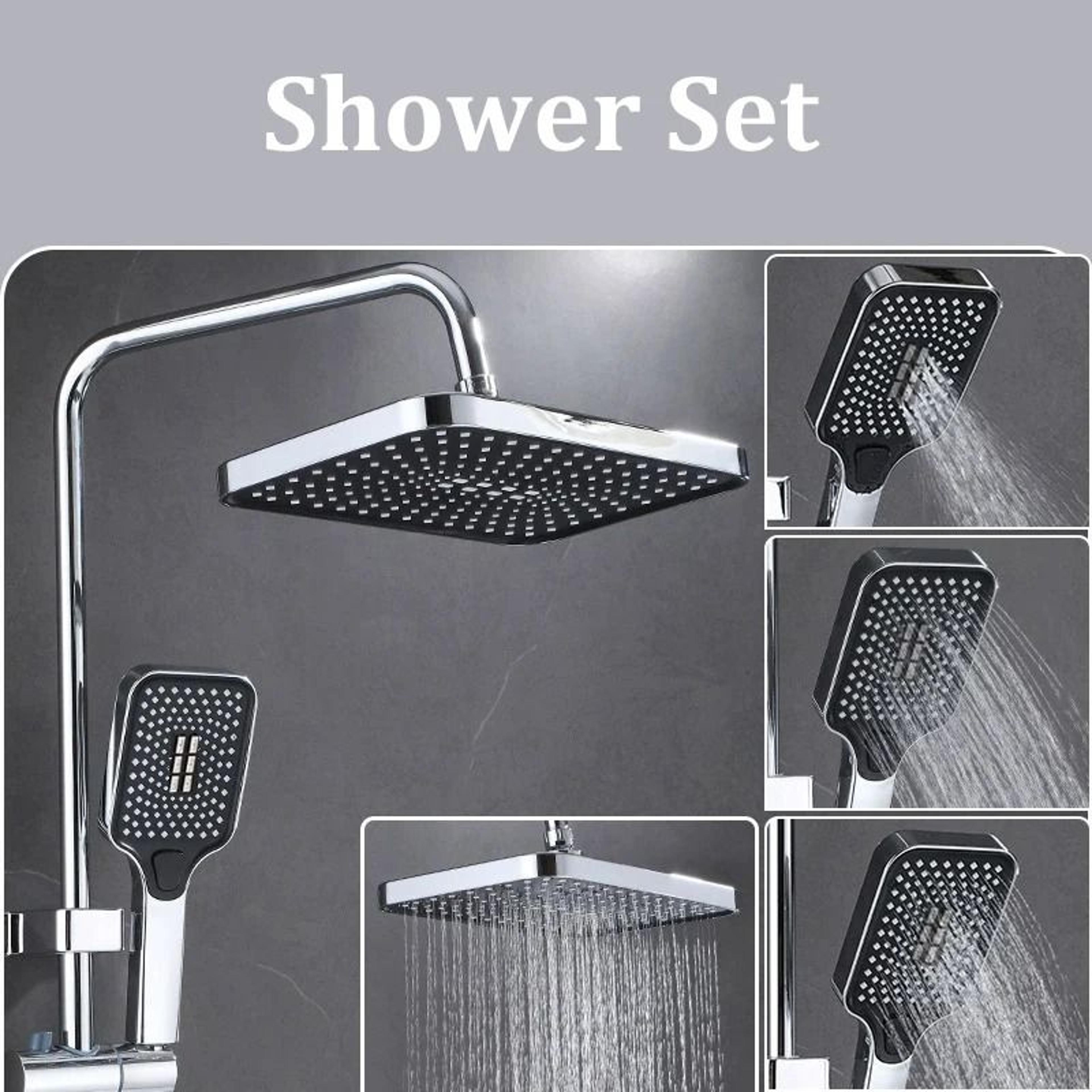 HighPerformance Rain Shower Combo  12Inch UltraLarge Overhead  3Mode Handheld Set 2