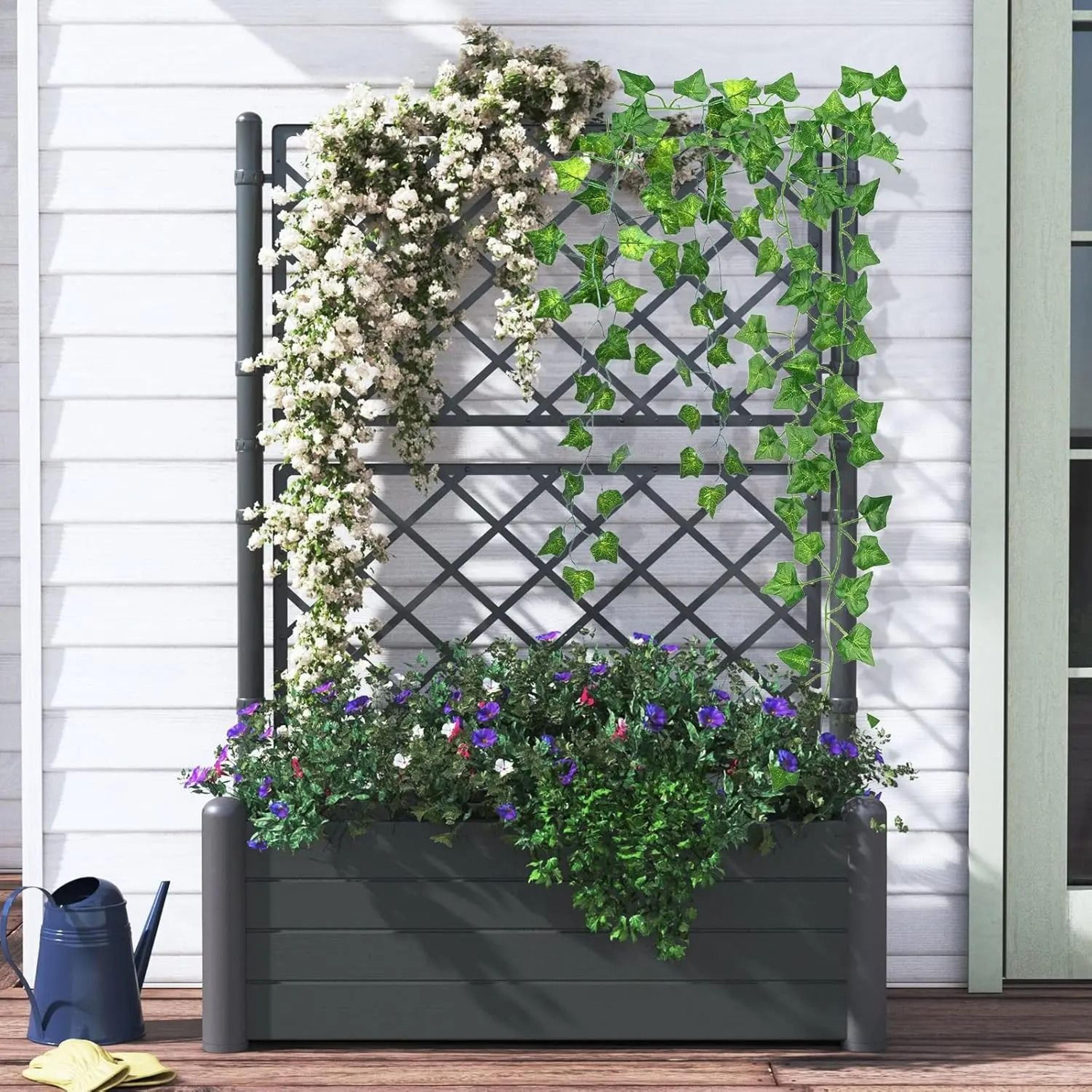 Silk Artificial Ivy Leaf Garland  Lush Wall Hanging Vine  DIY Garden Decor 4