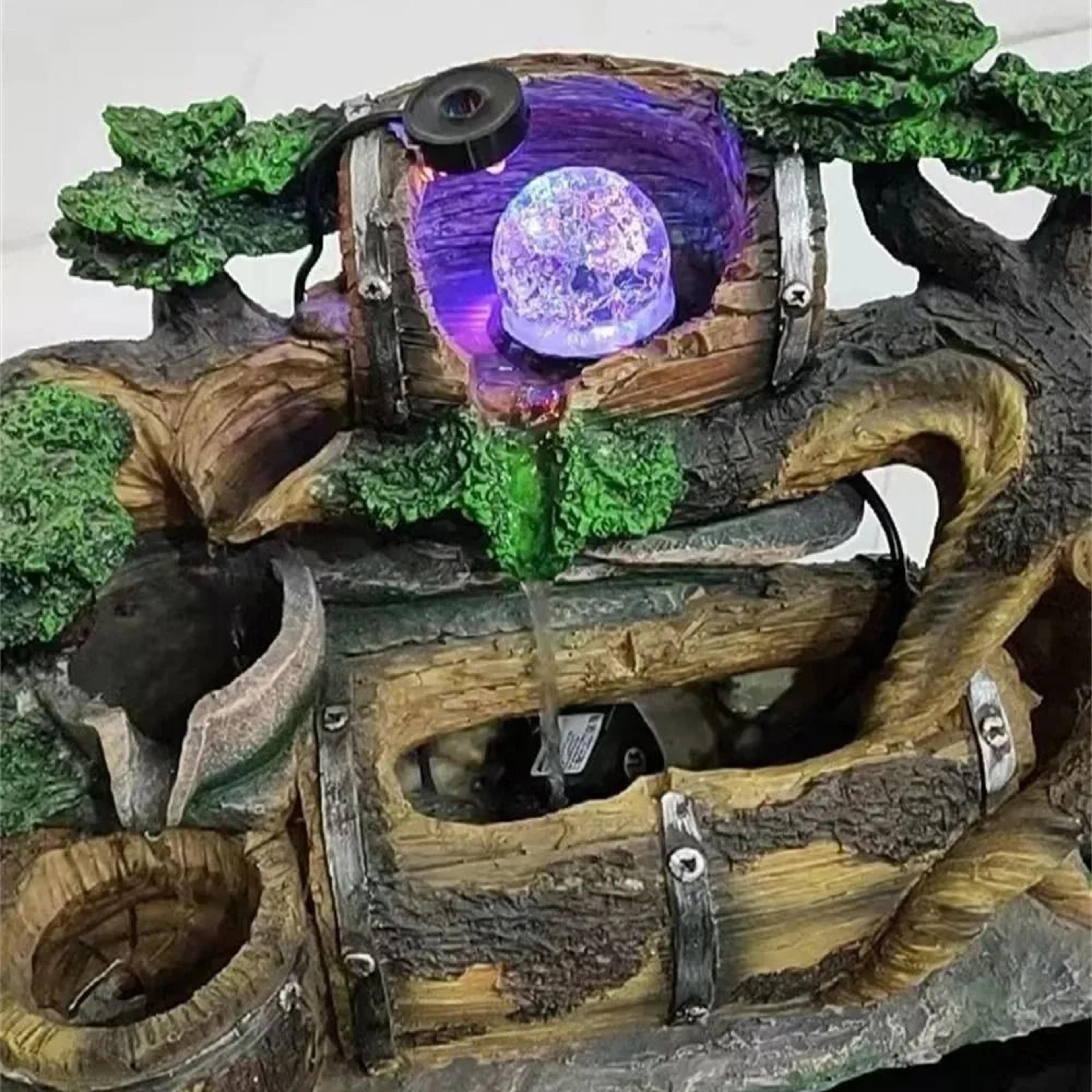 Ice Crack Crystal Ball  Magic Glass Sphere Feng Shui Ornament 2