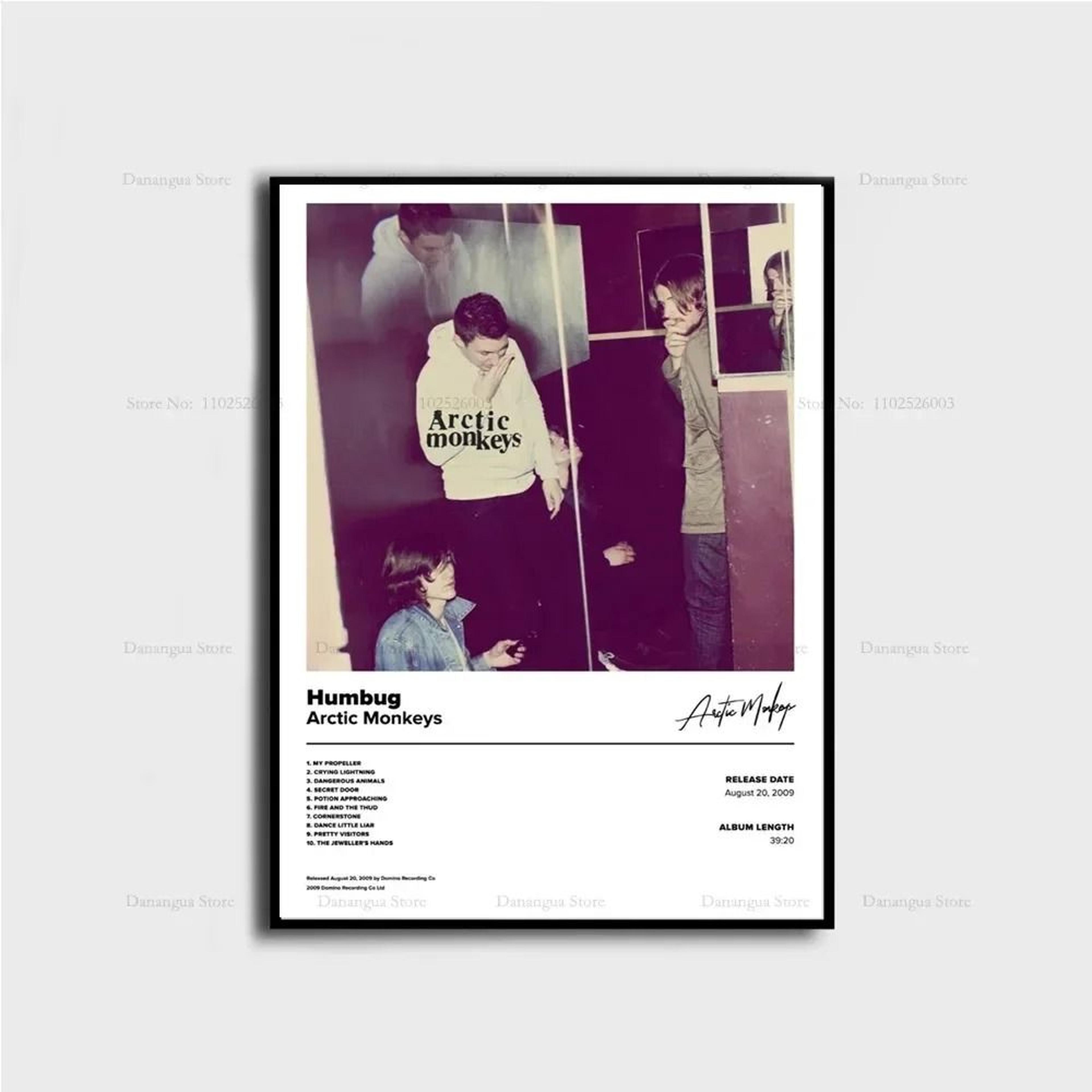 Arctic Monkeys Iconic Album Cover Poster  HighDefinition Canvas Wall Art For Music Lovers 12