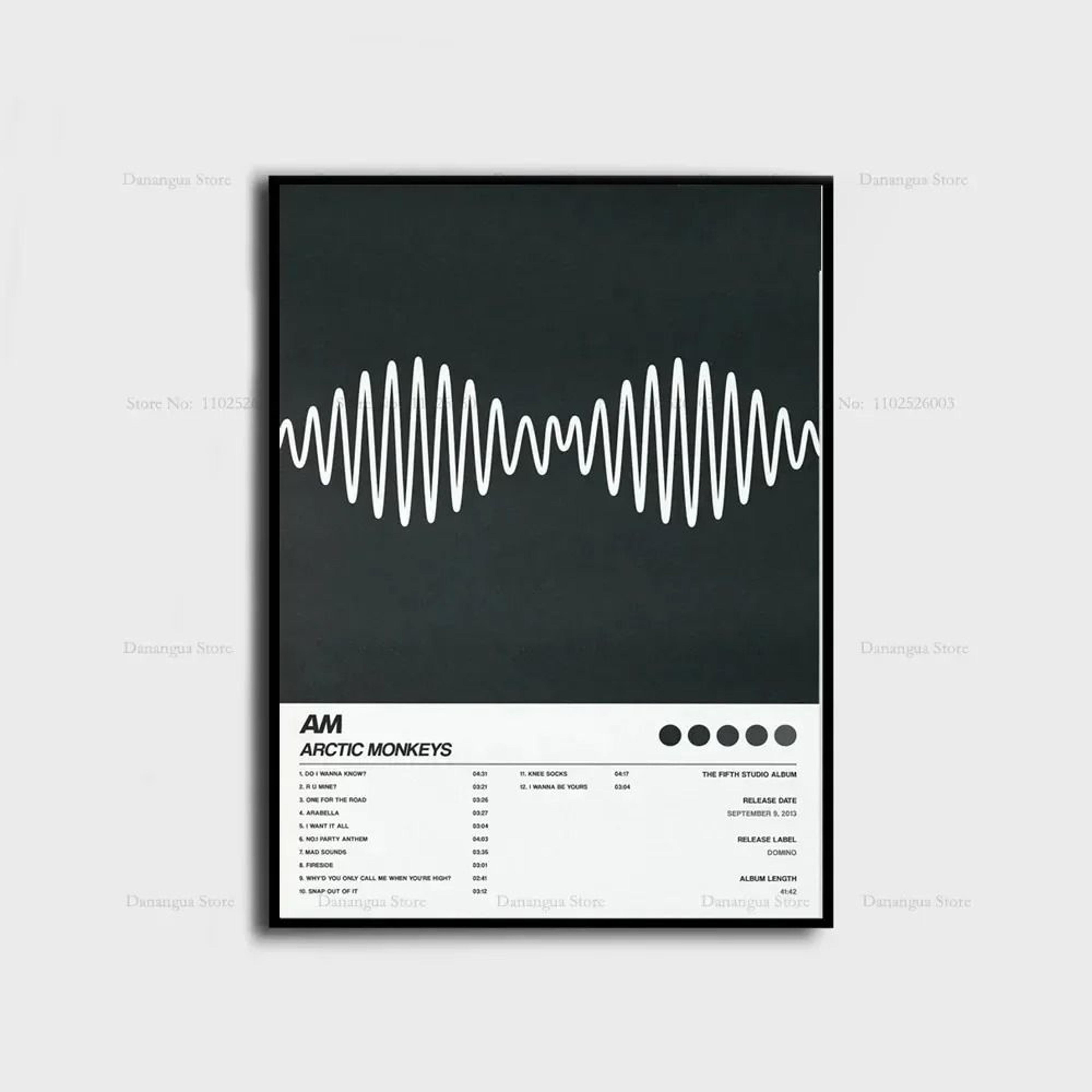 Arctic Monkeys Iconic Album Cover Poster  HighDefinition Canvas Wall Art For Music Lovers 14
