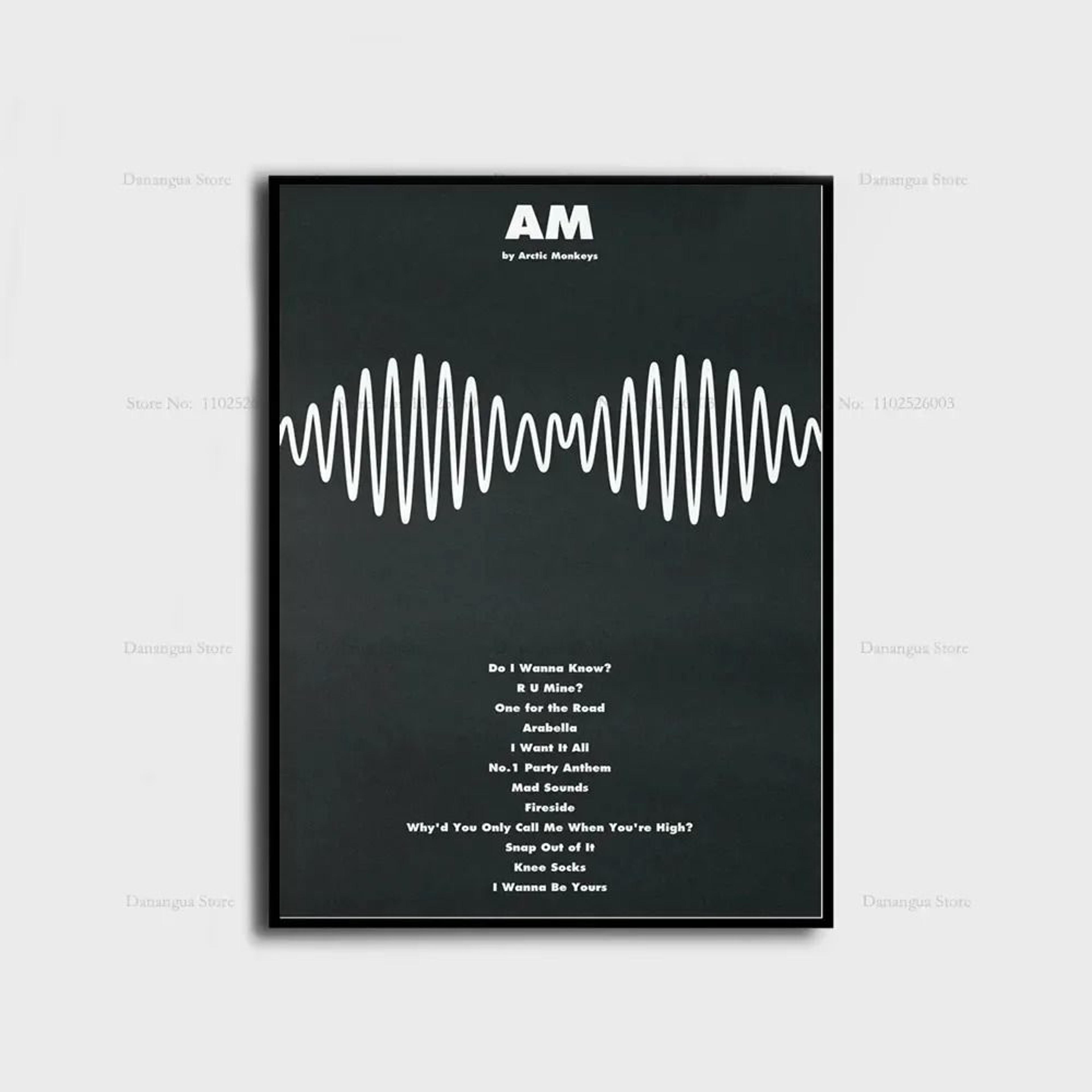 Arctic Monkeys Iconic Album Cover Poster  HighDefinition Canvas Wall Art For Music Lovers 17