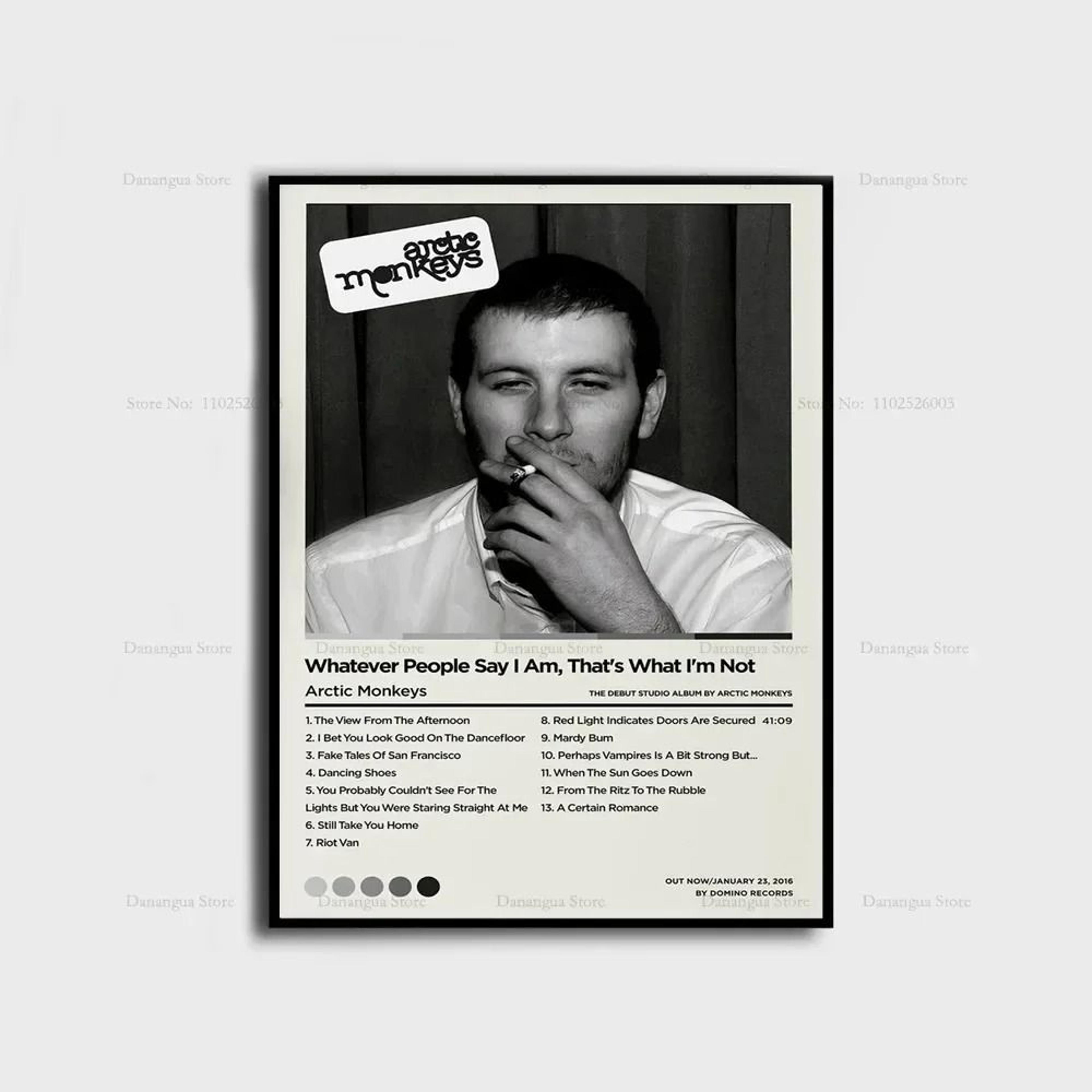 Arctic Monkeys Iconic Album Cover Poster  HighDefinition Canvas Wall Art For Music Lovers 20