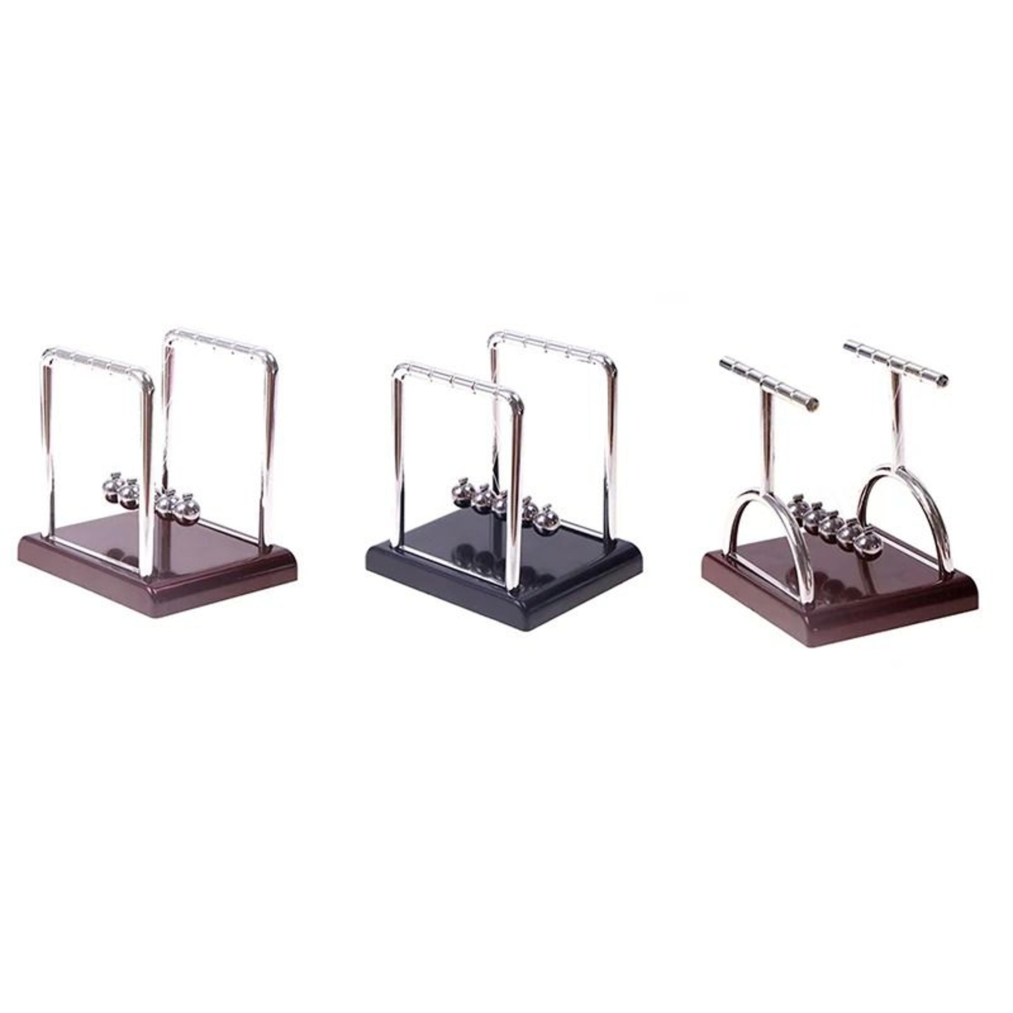 Newtons Cradle Kinetic Desk Toy  Metal Pendulum Balance Ball For Physics Education  Office Decor 2