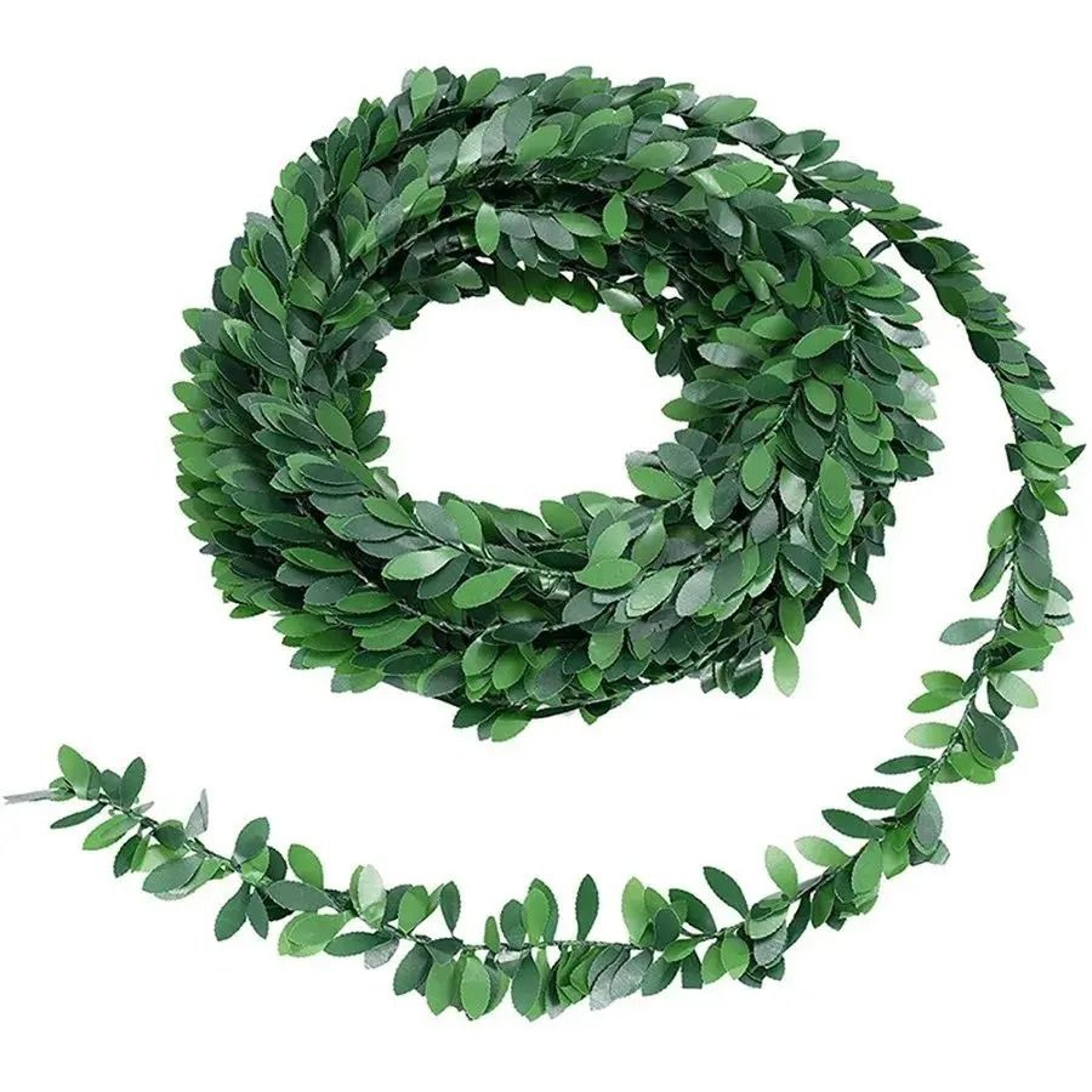 Artificial Ivy Garland  Extra Long Fake Leaf Wreath  UVProtected Plant Vine For Home Wedding  Chris 1