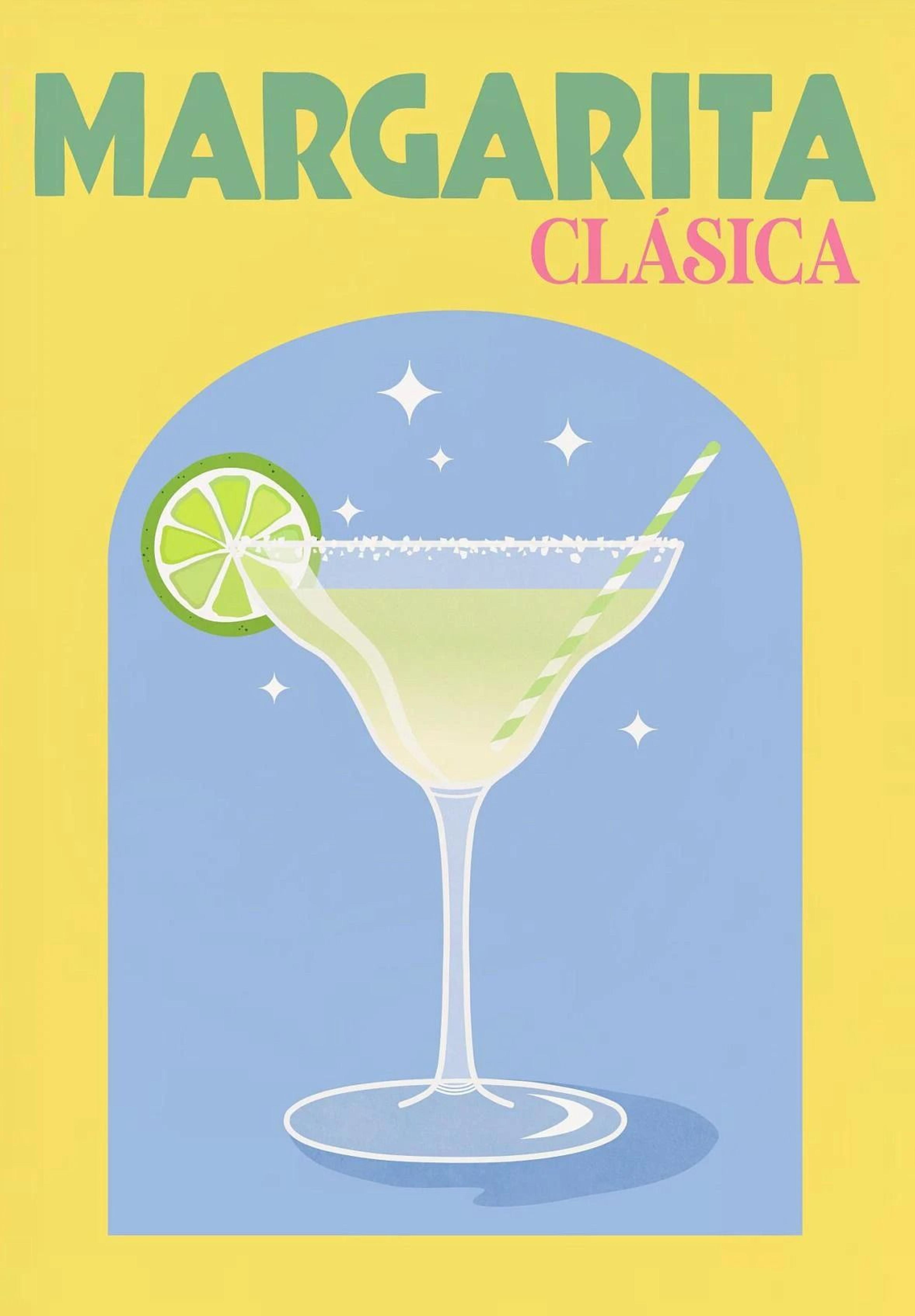 Colorful Simplicity Cocktail Posters  Trendy Drink Prints  Whiskey Bar Cart Canvas Art For Modern H 11