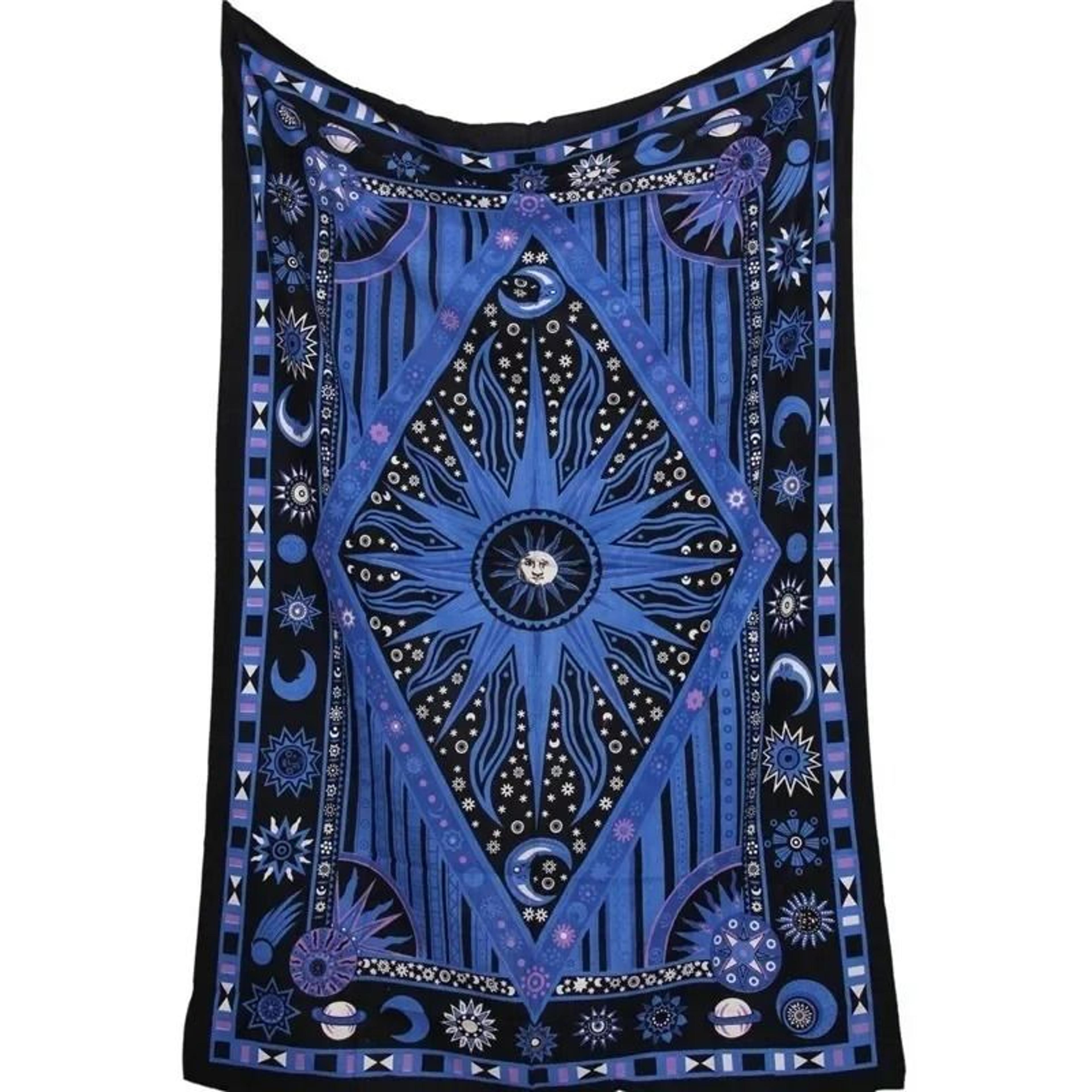 Indian Tarot  Mandala Divination Tapestry  Bohemian Hippie Wall Hanging For Bedroom Living Room  Ae 1