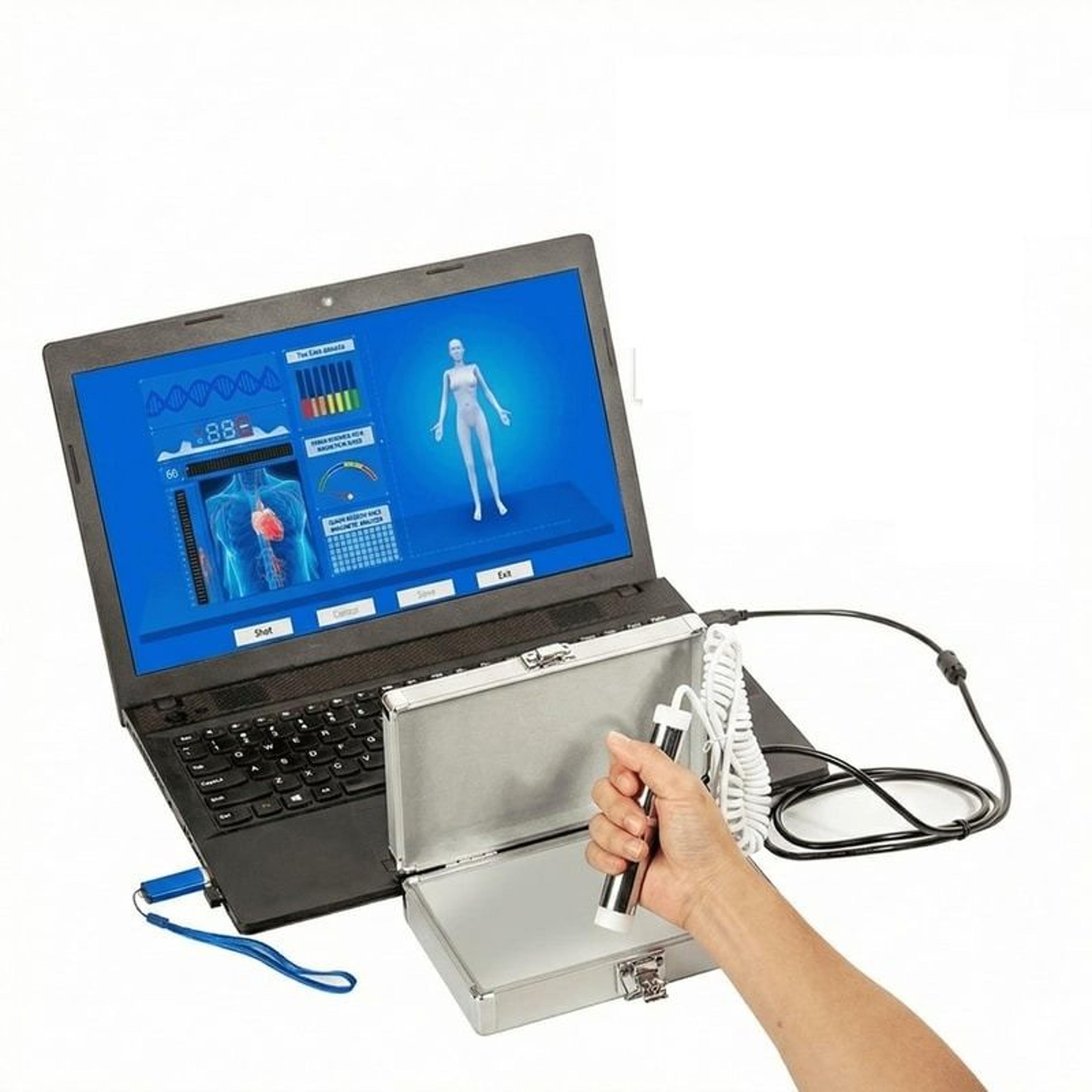 quantum magnetic resonance body analyzer with 54 health reports