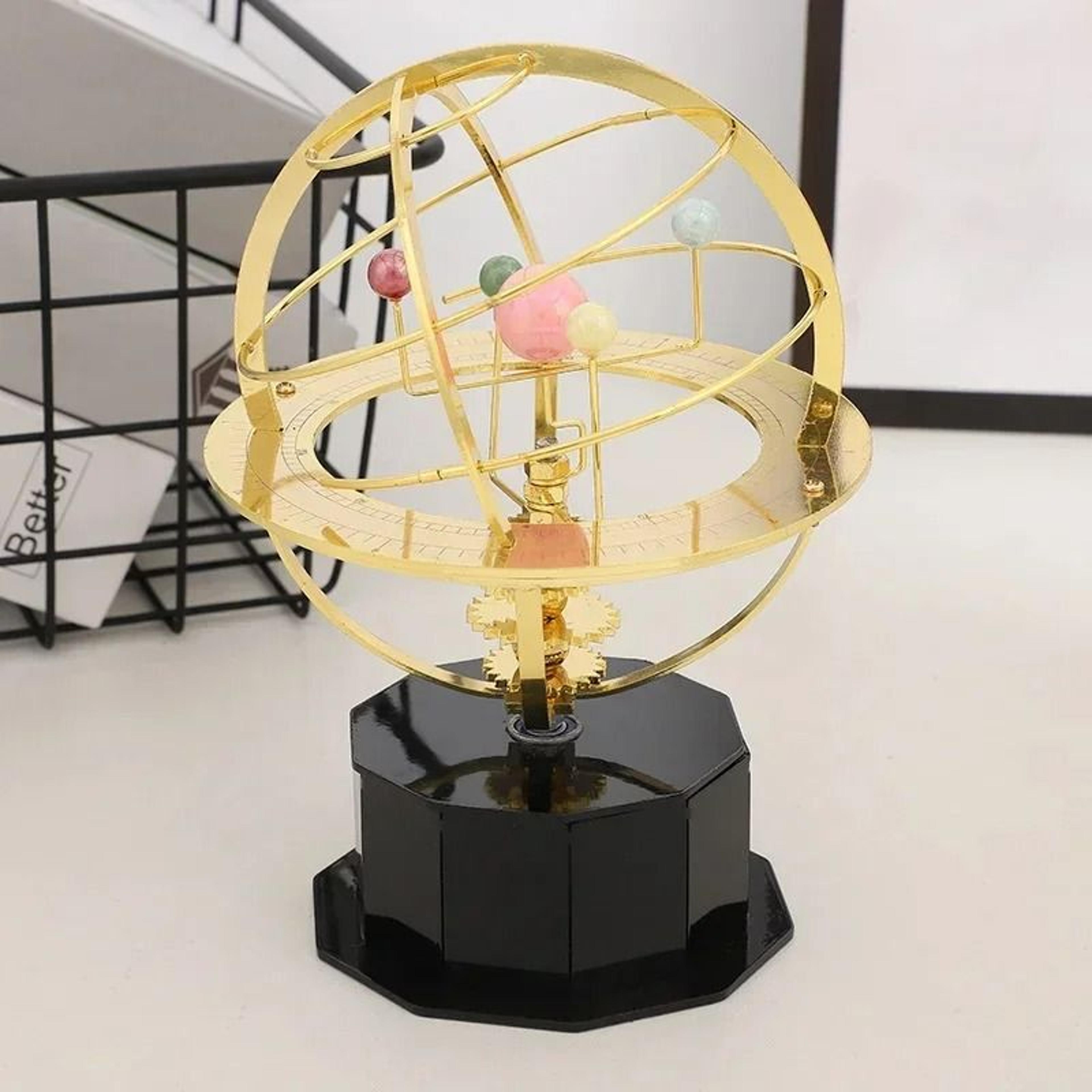 Grand Orrery Solar System Model  Mechanical Metal Planetary Map For Executive Offices  Astronomy Co 1