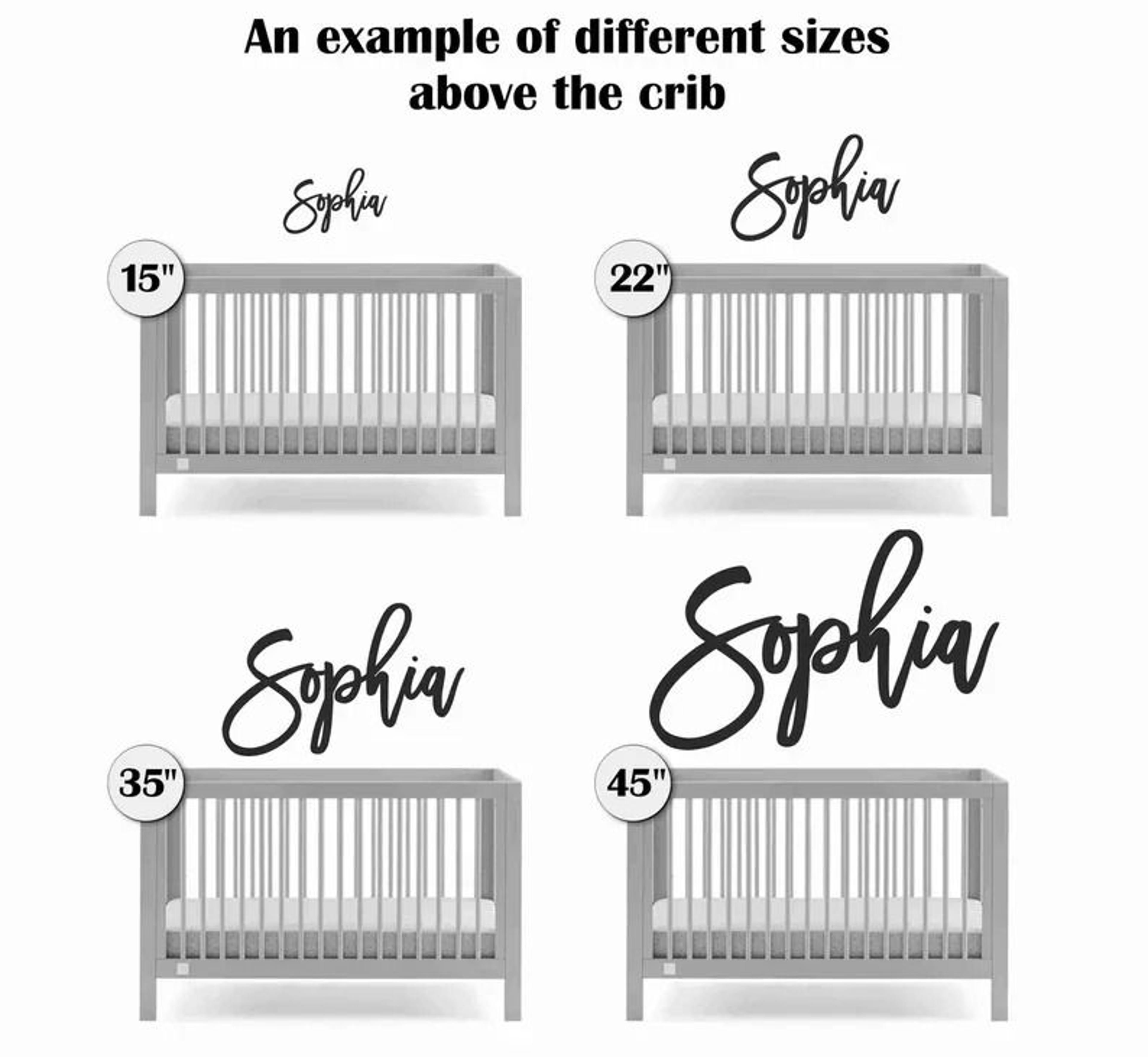 Personalized Wooden Name Sign  Natural Wood Wall Decor For Modern Nurseries  Bespoke Kids Rooms 4