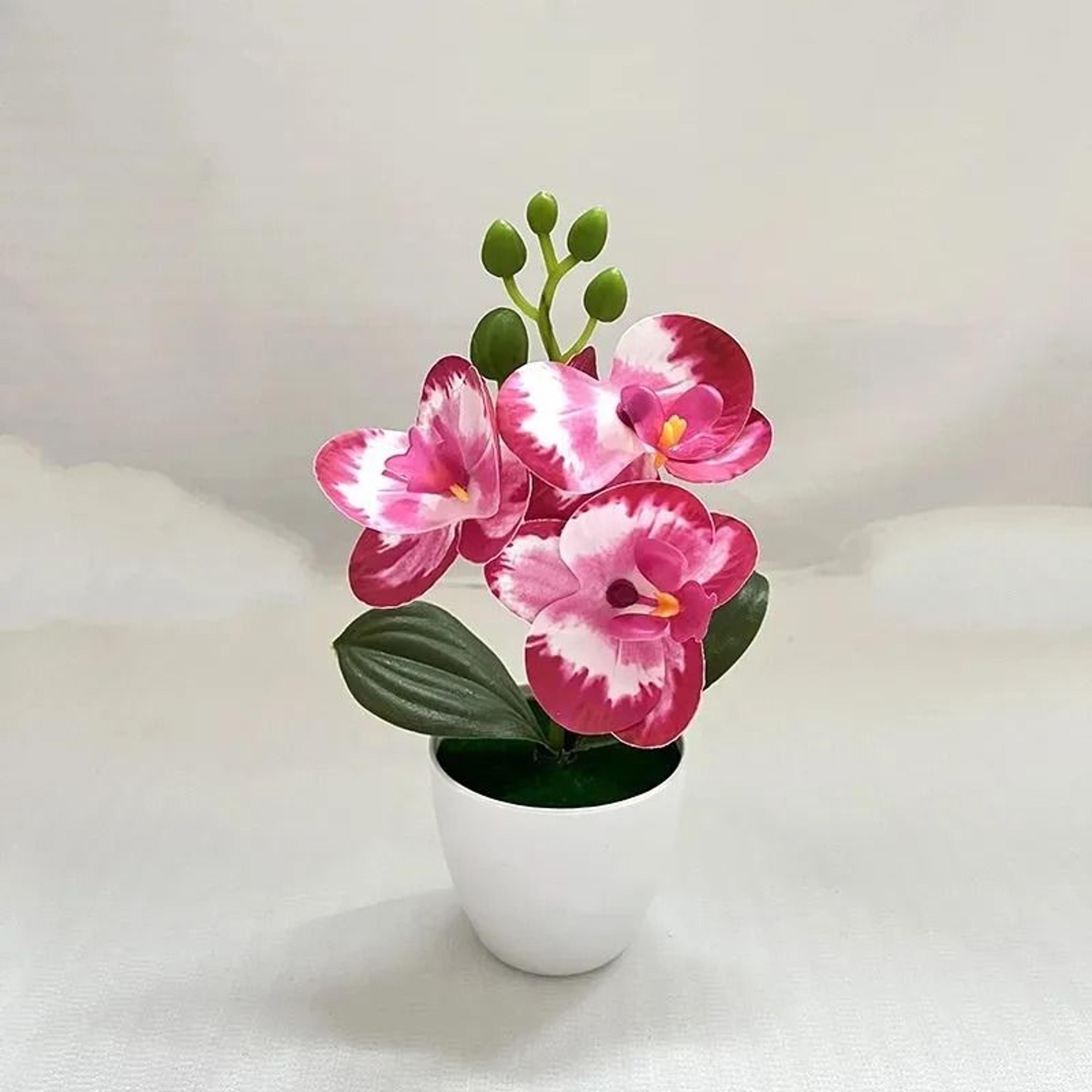 Artificial Potted Bonsai  Modern Desktop Faux Plant For Kitchen Bathroom  Office Decor 10