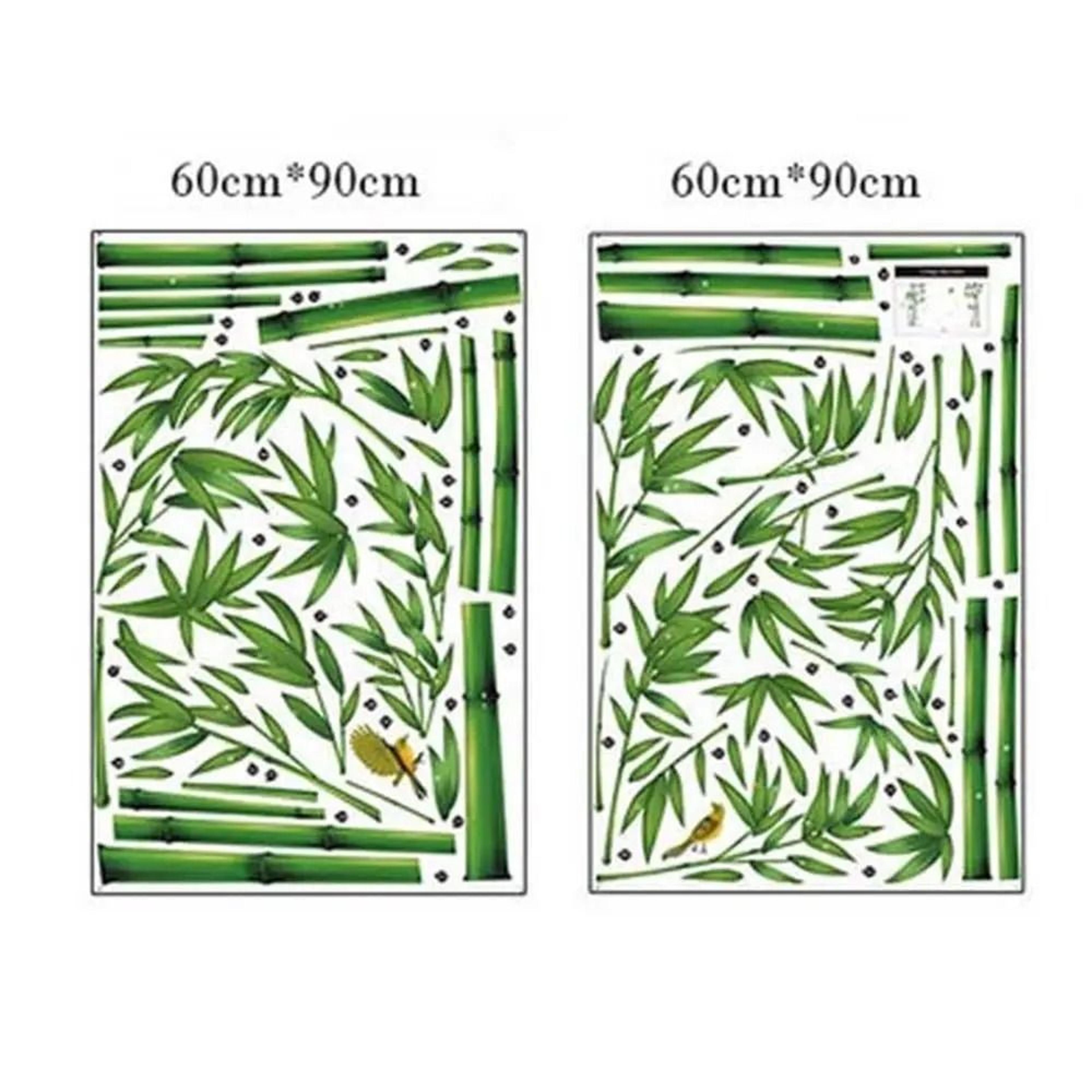 Removable Bamboo Forest Wall Decal  Creative Chinese Style DIY Botanical Decor For Modern Living Sa 5