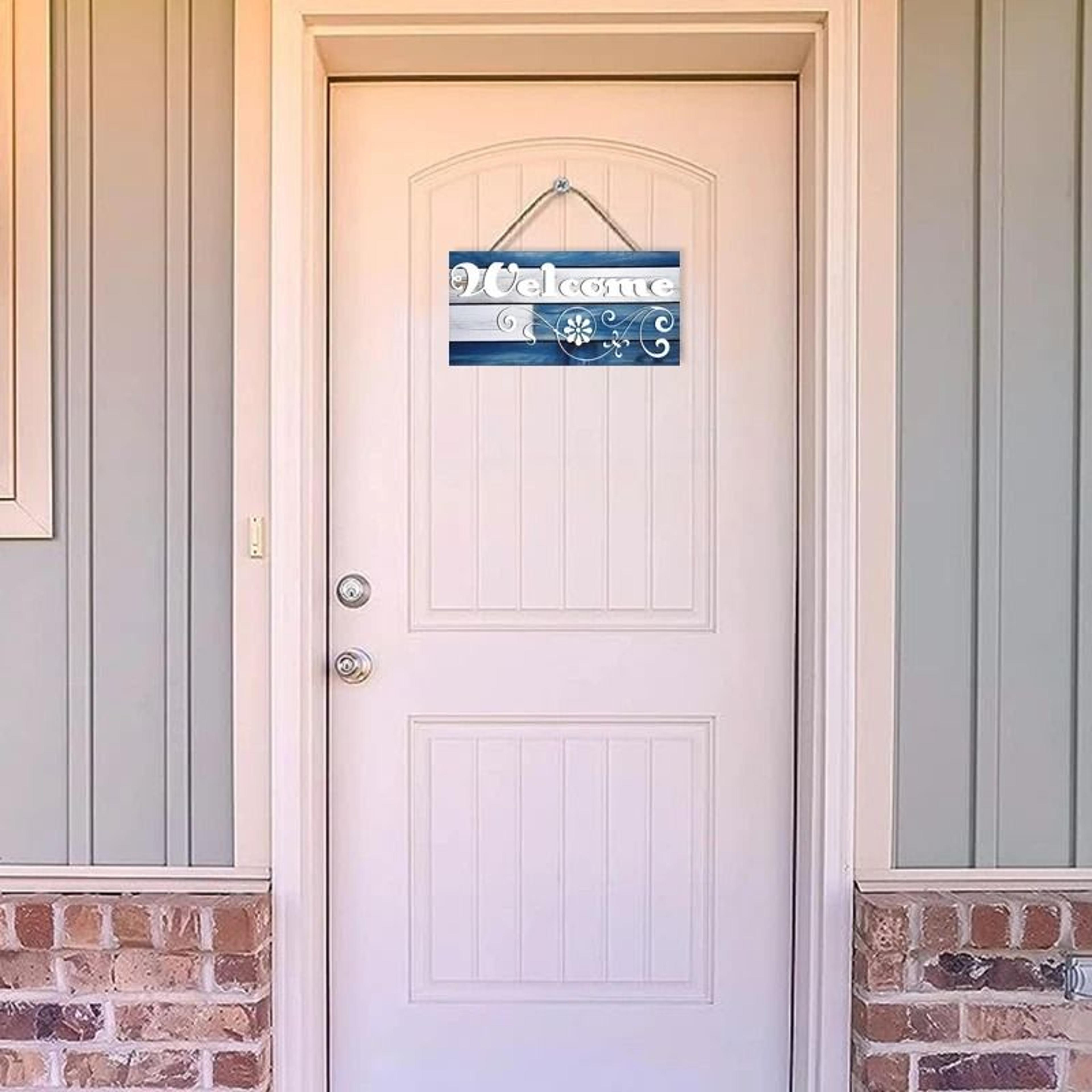 Rustic Wooden Welcome Wall Hanging Decor 2