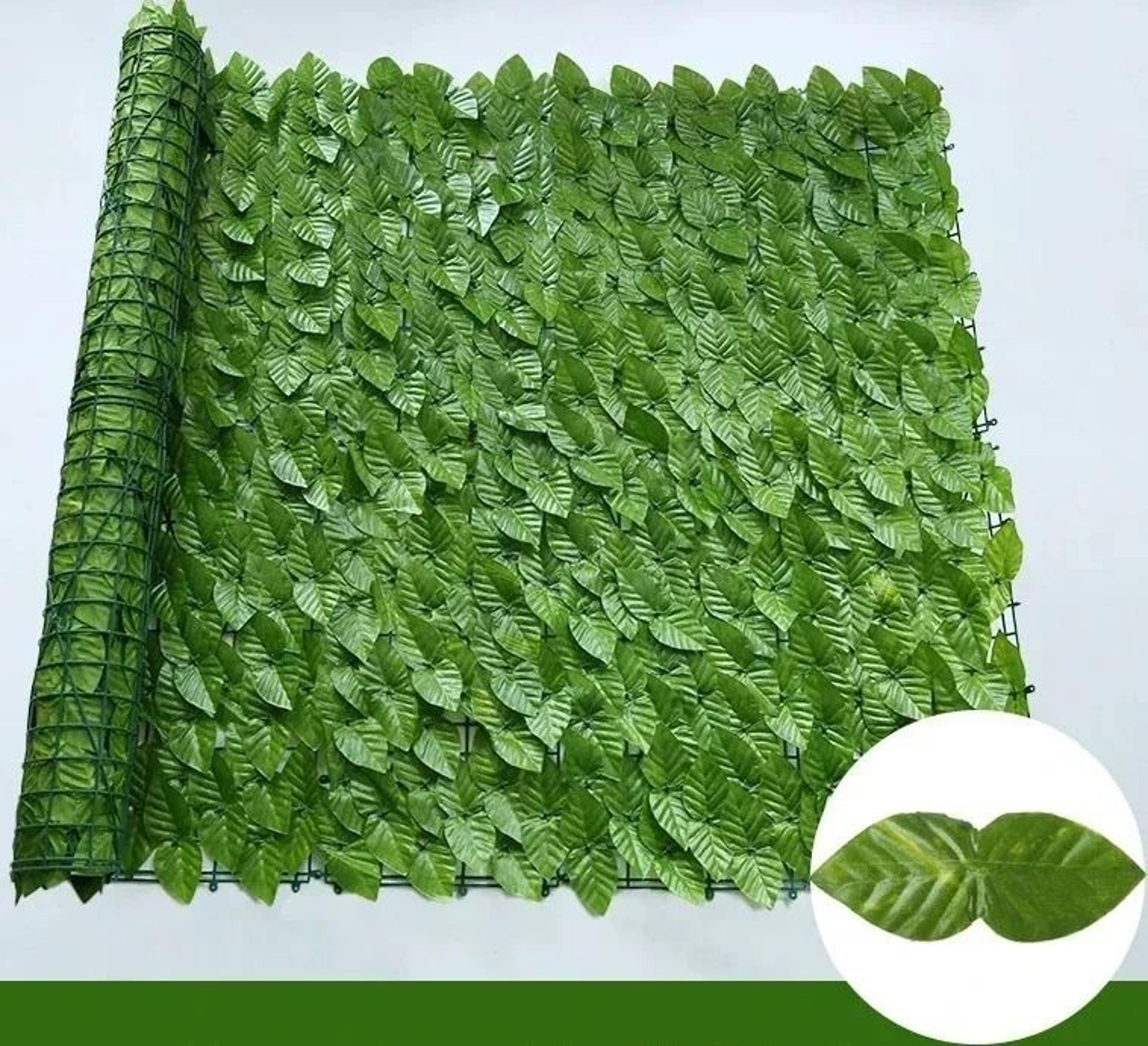 Artificial Ivy Privacy Fence  HighDefinition Apple Leaf Vertical Garden Screen 8