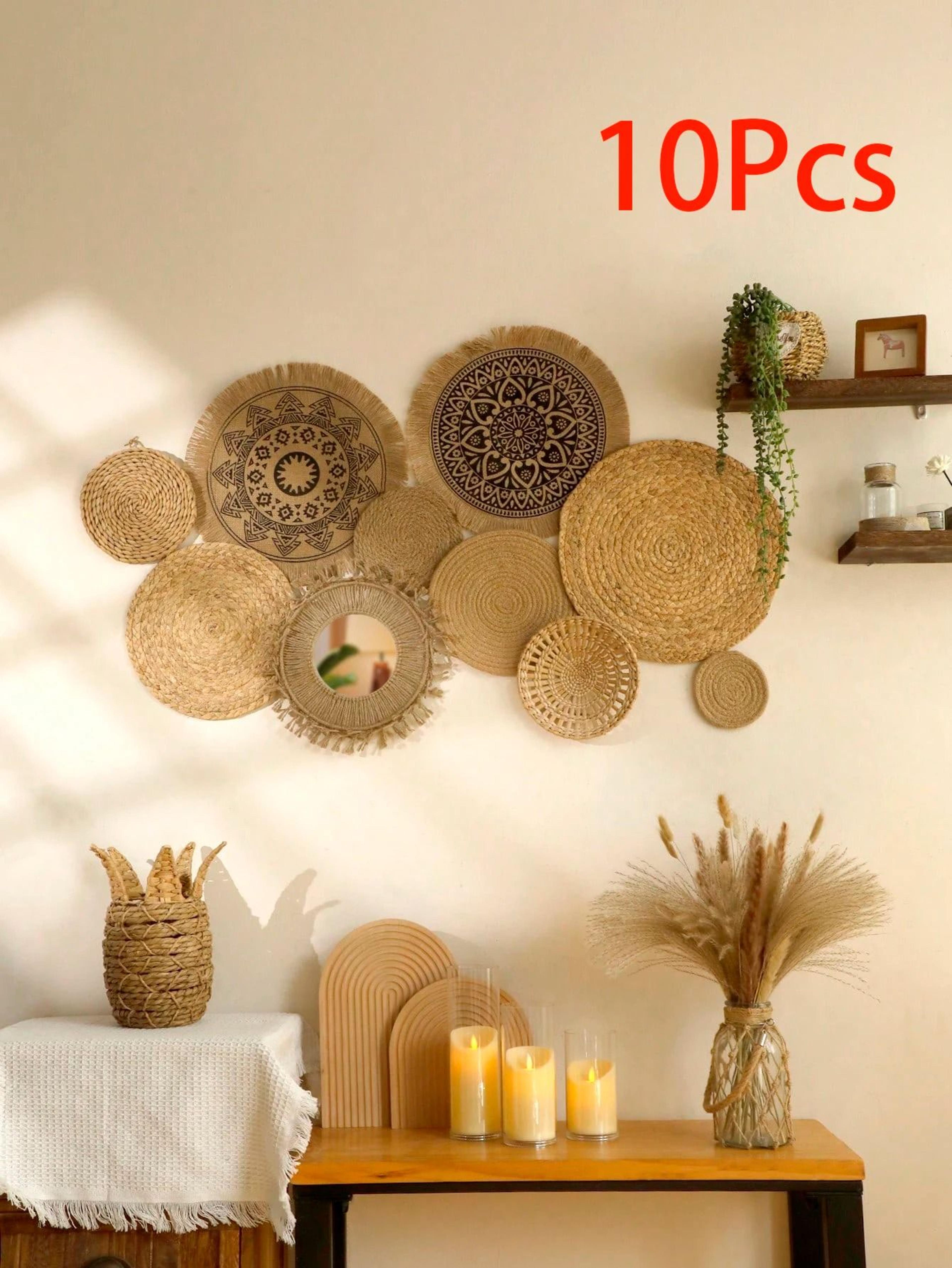 Artisanal Narrative Sculpture  HighDefinition Woven Basket Architectural Set 17