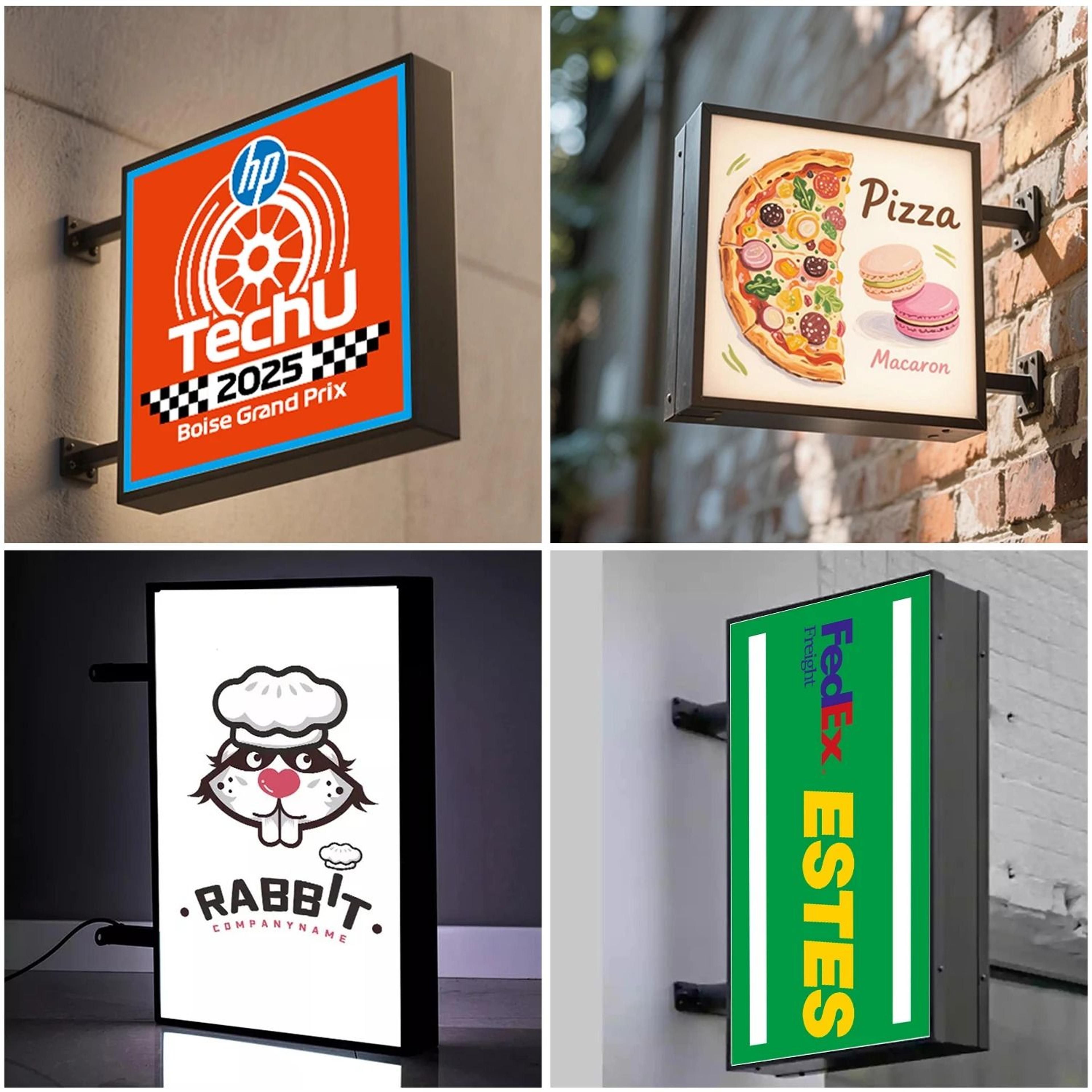 Illuminative Narrative Sculpture  HighDefinition LED Architectural Business Sign 6