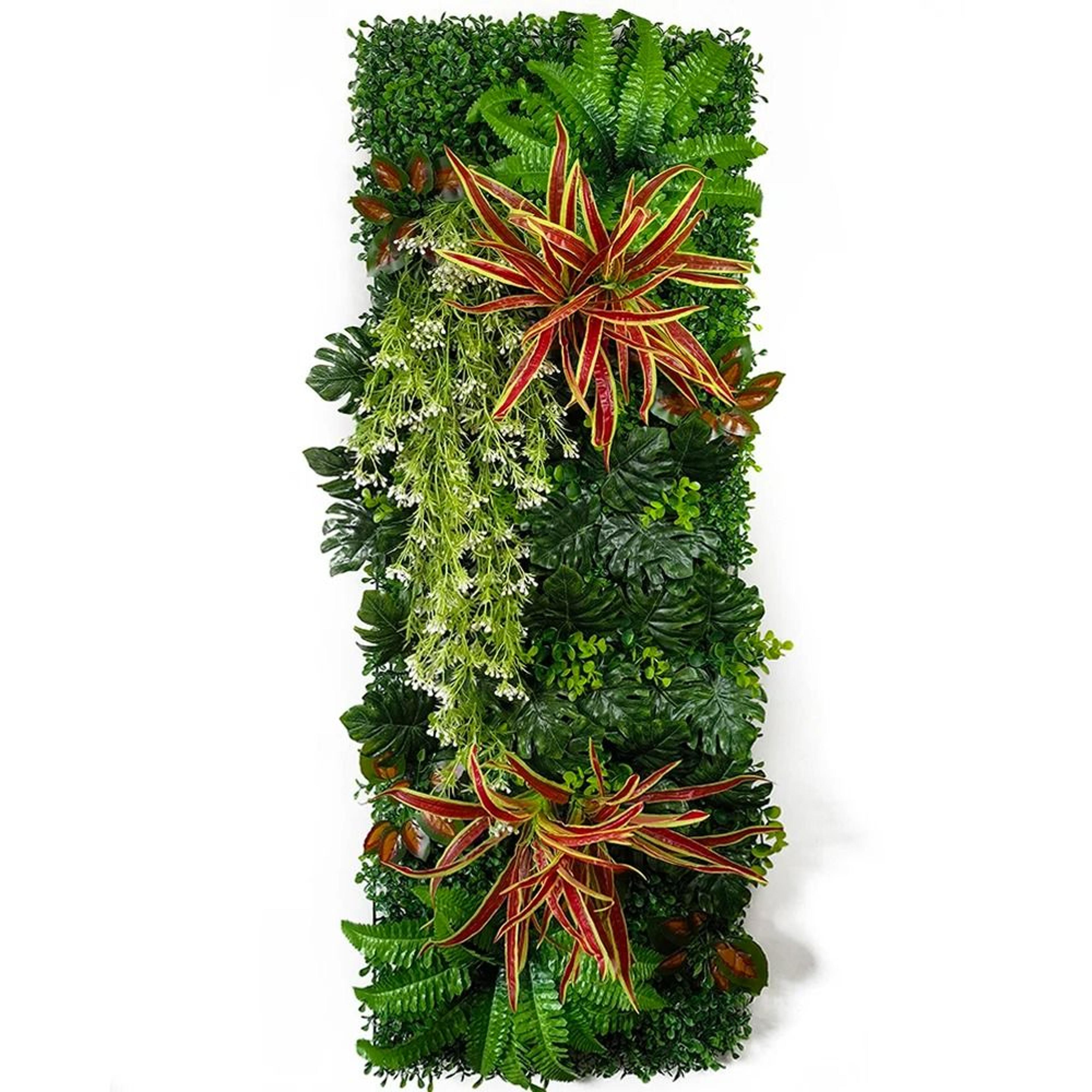 Artificial Greenery Hedge Grid 16x47 In  Simulated Milan Eucalyptus Wall  Wedding Backdrop  Garden  13