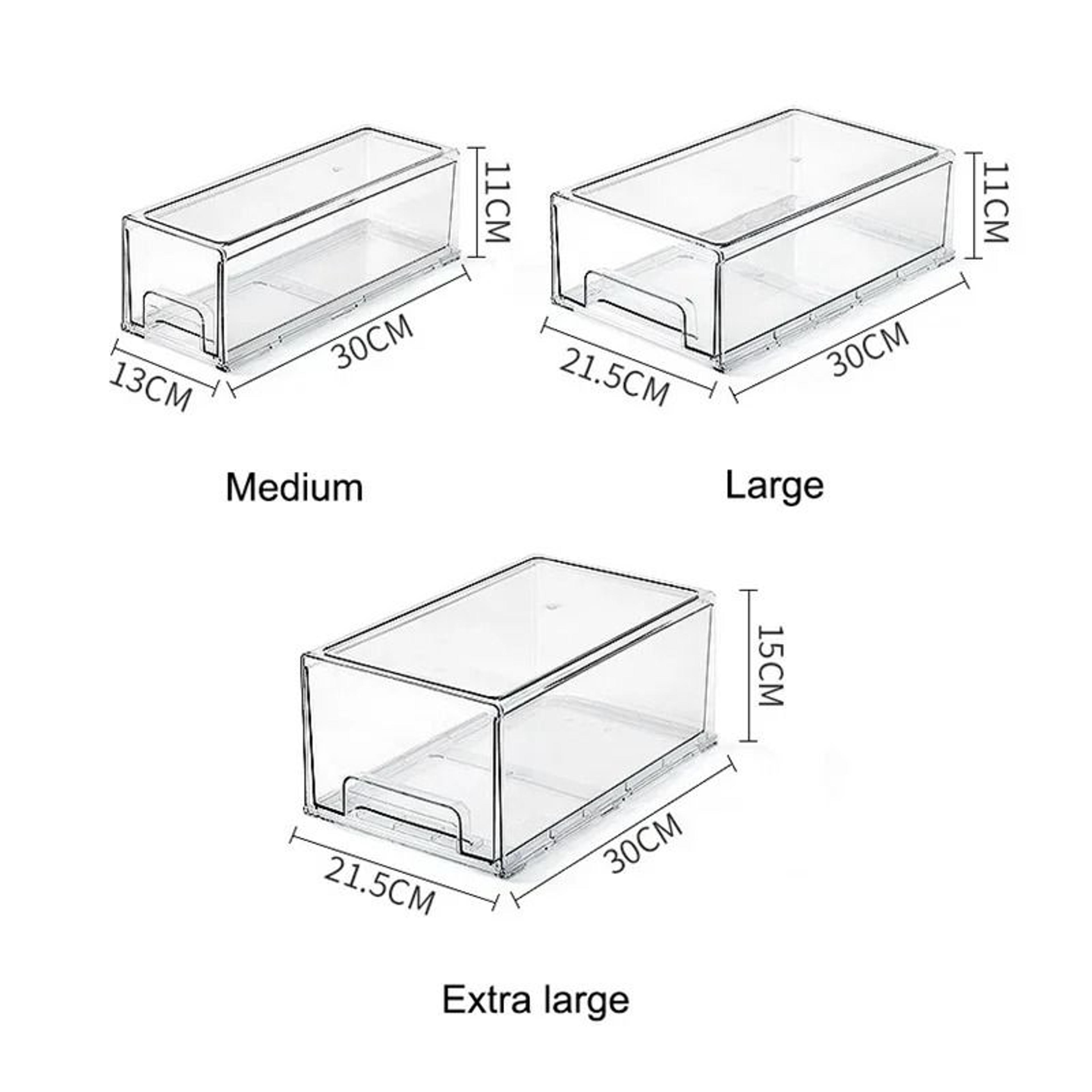 DrawerStyle Refrigerator Storage Box  FoodGrade FreshKeeping Bin  Meat Egg  Frozen Food Finishing O 6