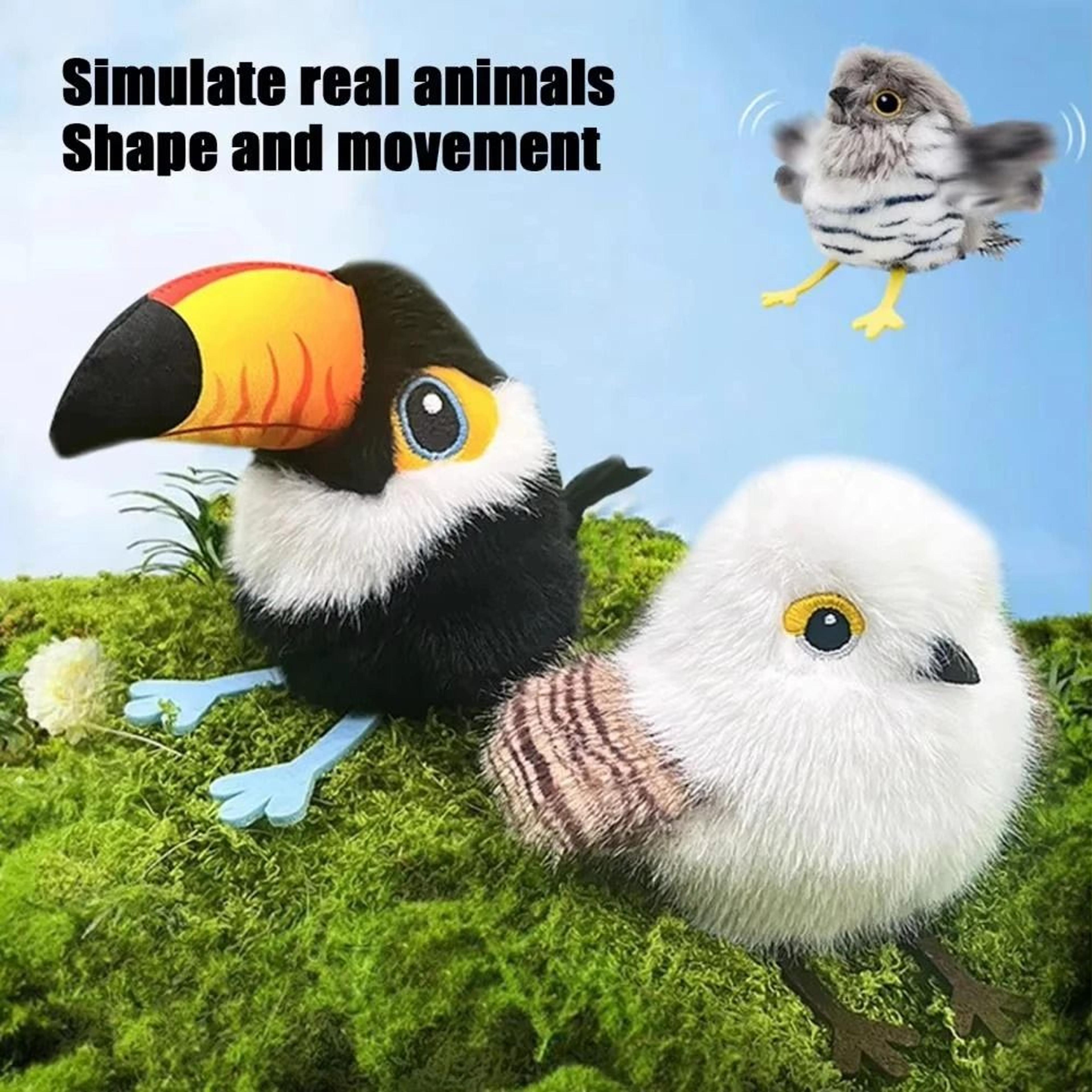 Vibrating ClawActivated Plush Cat Toy  Rechargeable Flapping Motion Teaser  HighYield Indoor Huntin 1