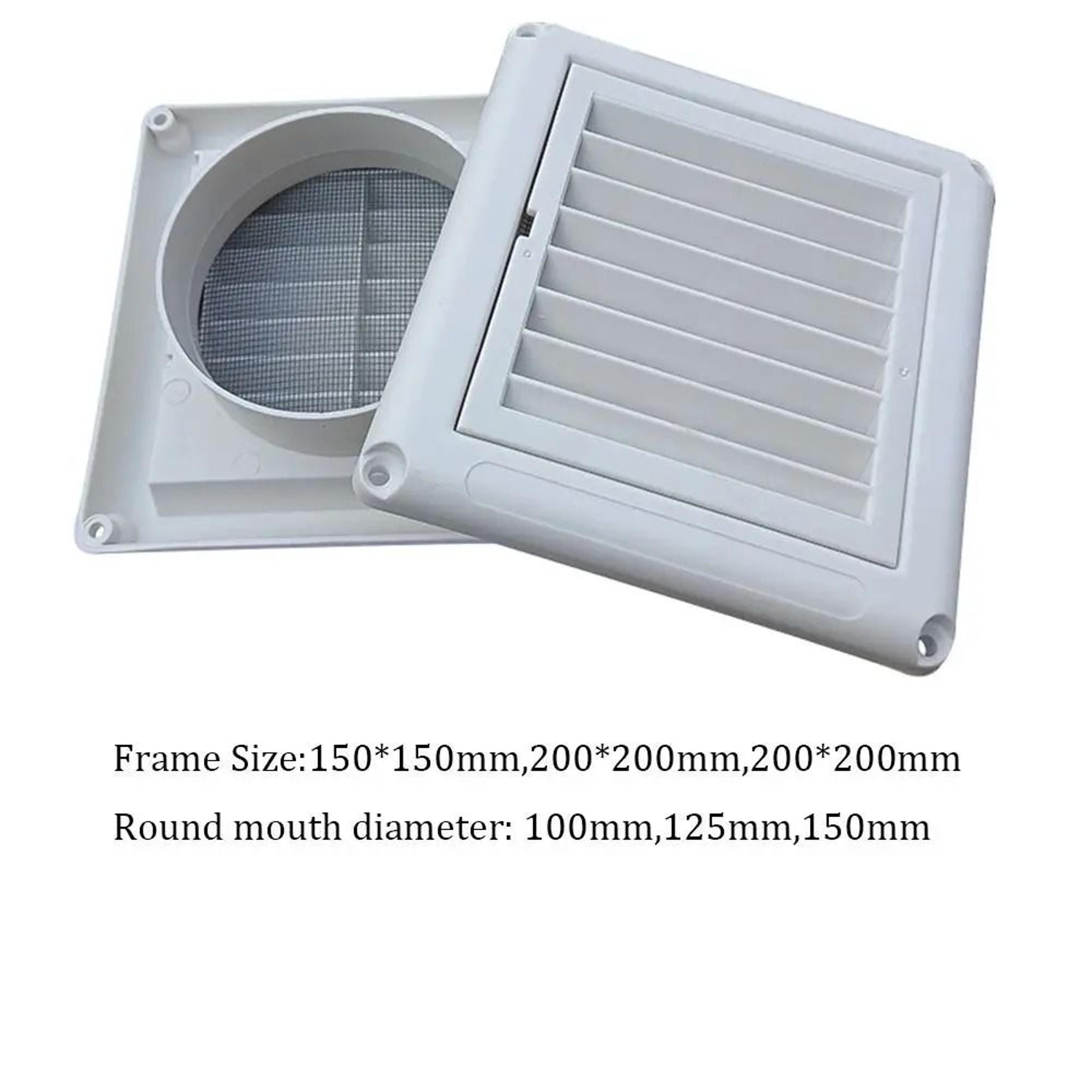 Wall Ventilation Air Vent Grille  PP Duct Exhaust Cover With Flaps  HighYield Atmospheric Interacti 5