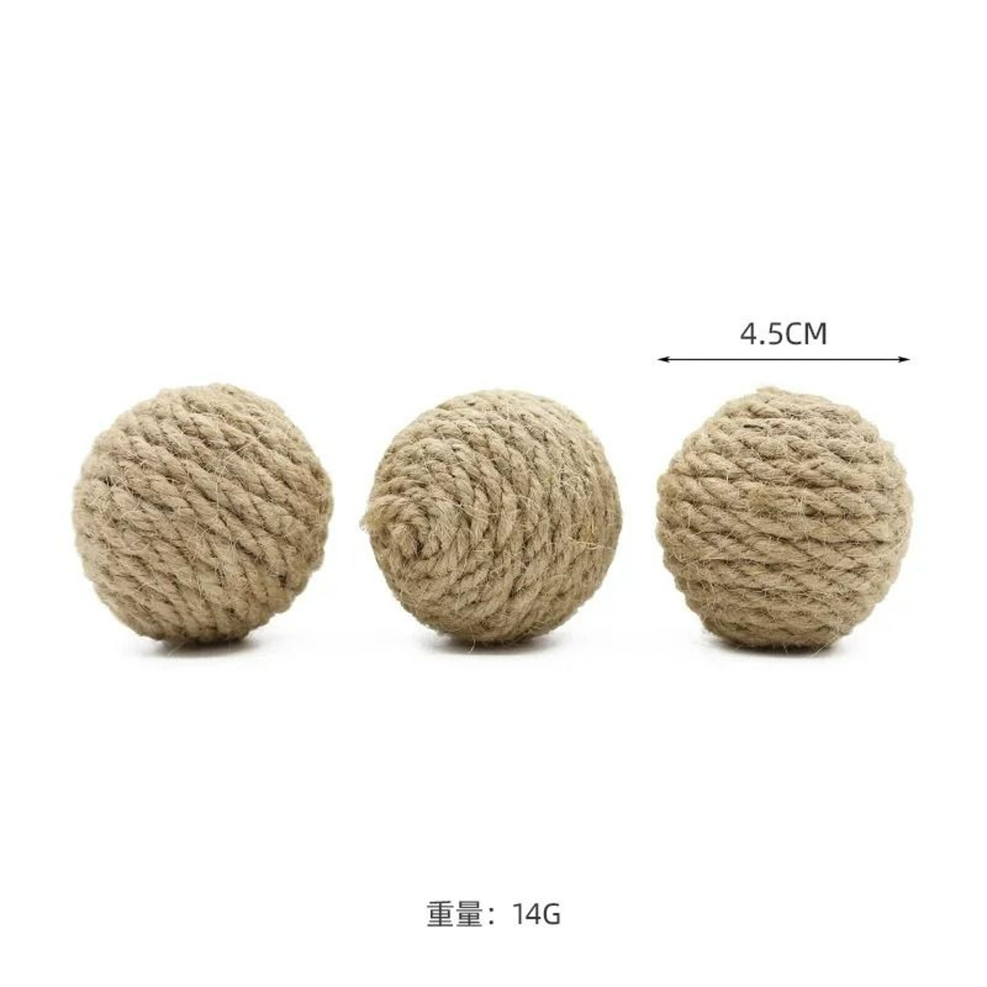 Interactive Sisal Sounding Scratching Balls 10Piece 5